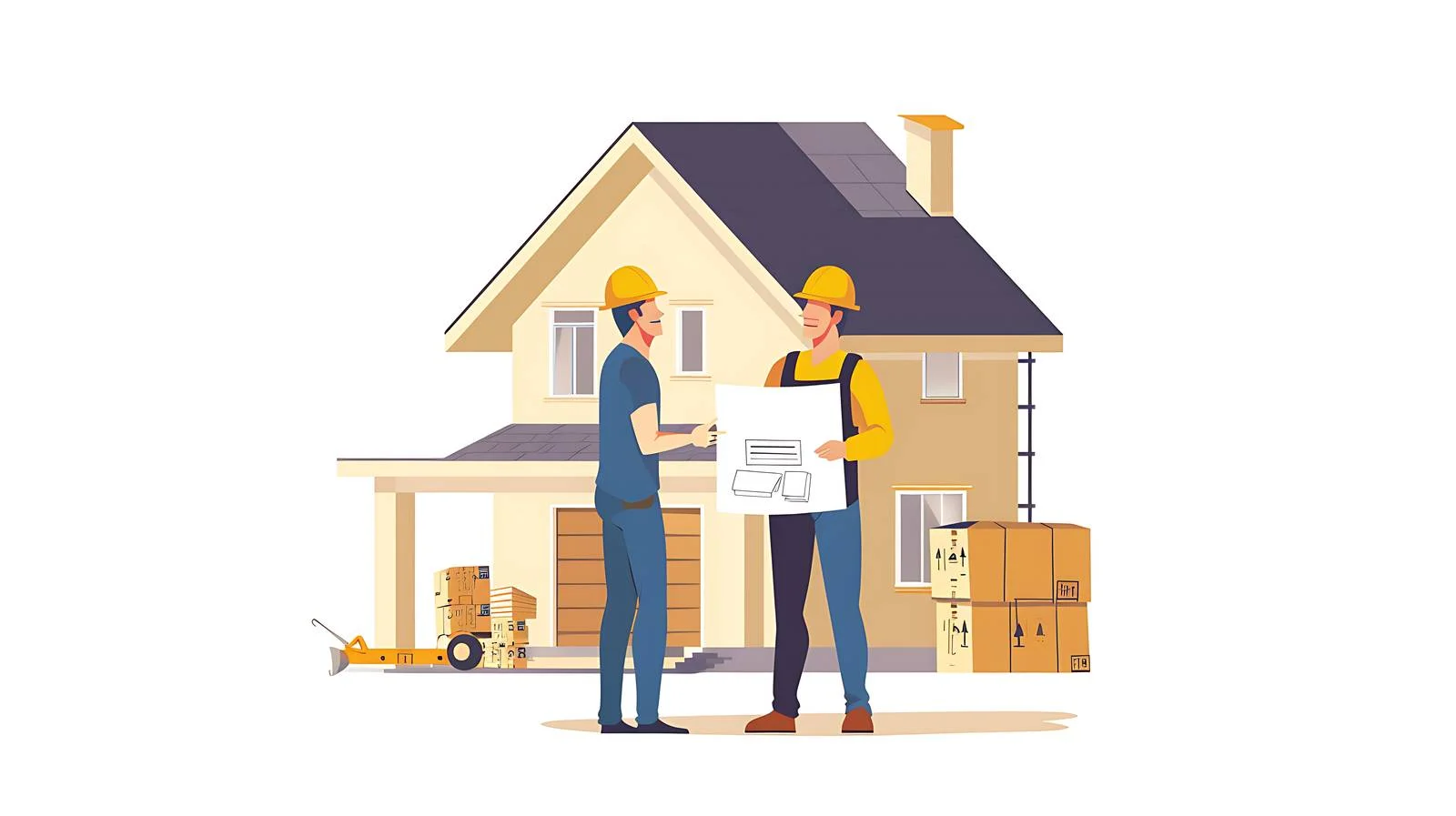 Construction Meeting Discussion Blueprint Project — free download from Dotvec