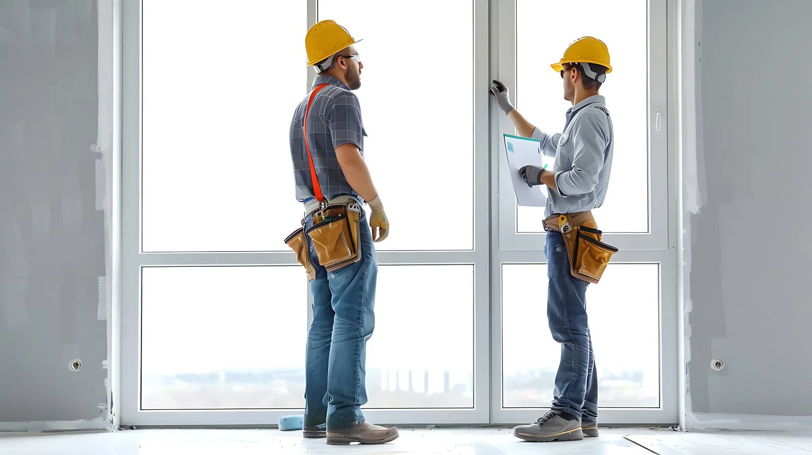 Measuring Window on Construct Site — free download from Dotvec