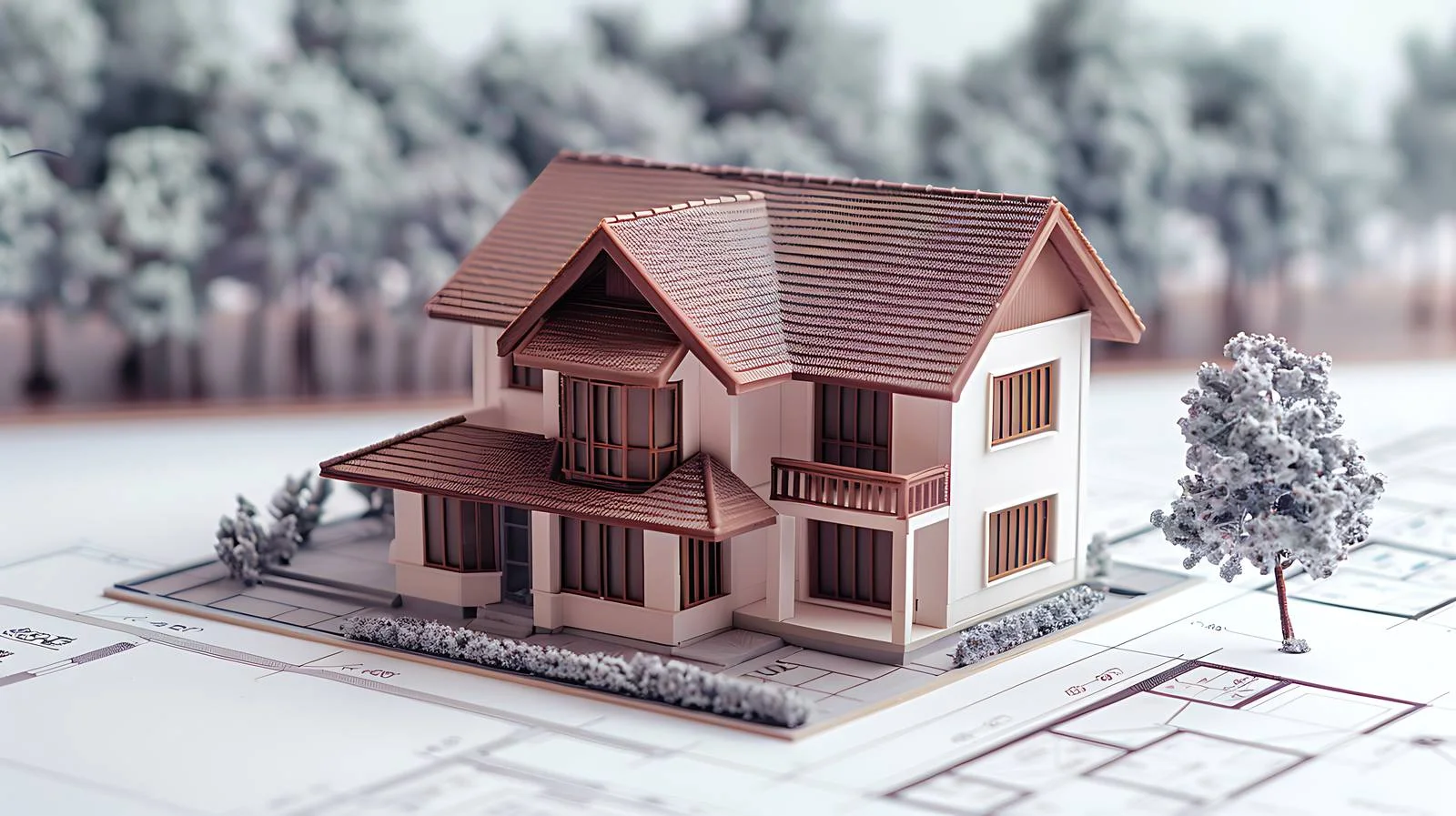 House Design Blueprint Model Planning — free download from Dotvec