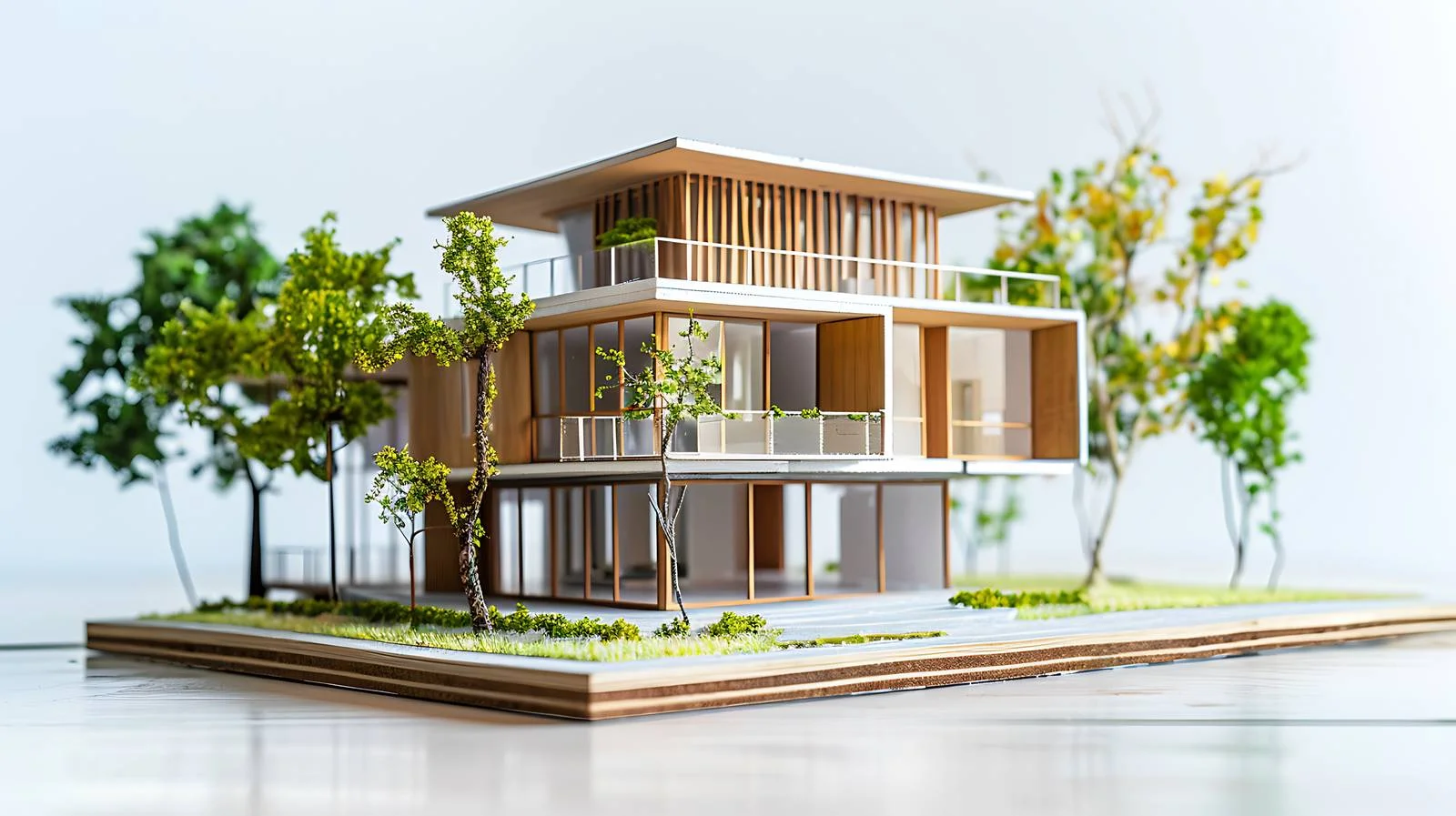 Architectural House Design Blueprint Model — free download from Dotvec