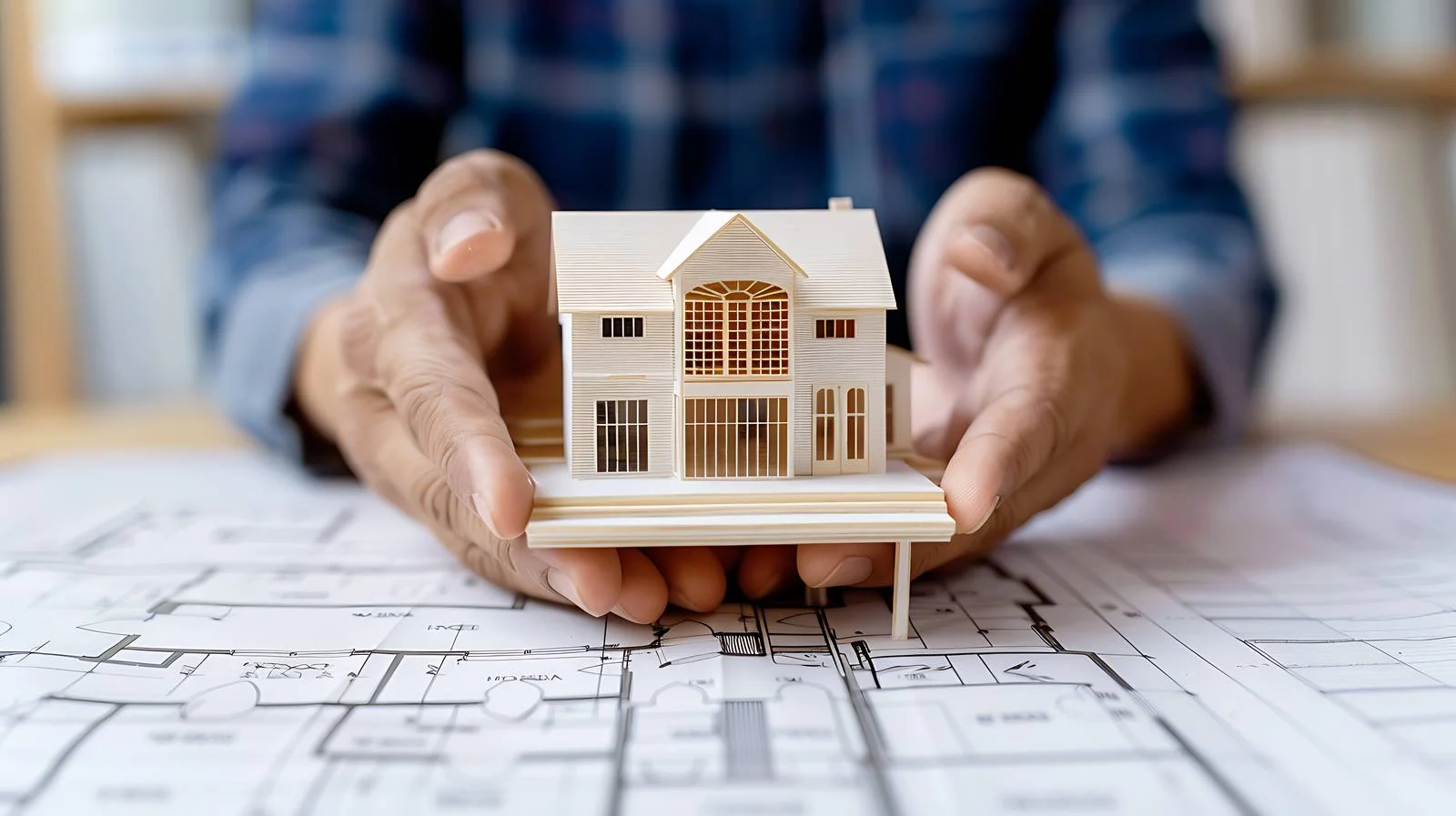 Construction Team Protects Mini House — free download from Dotvec