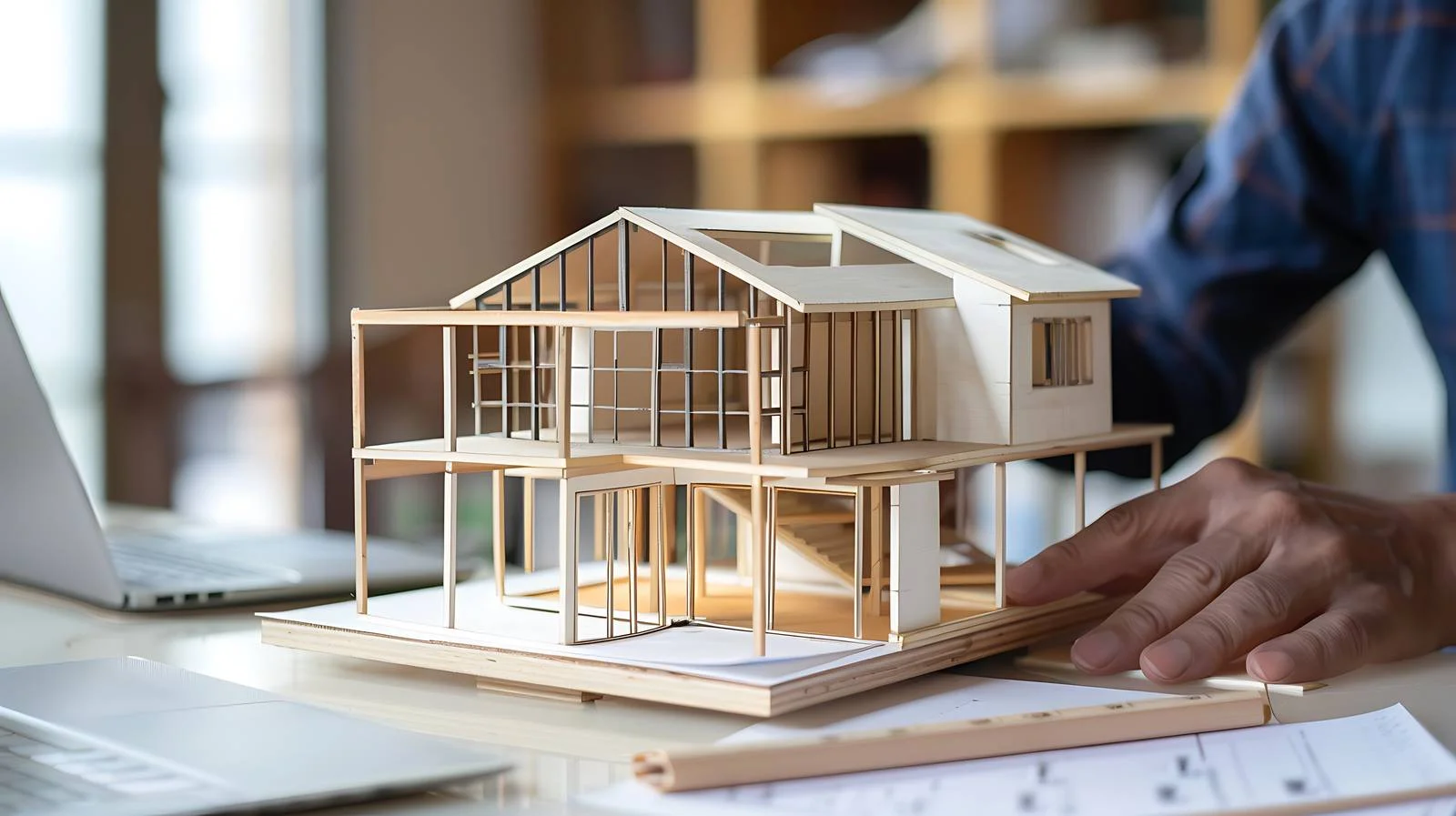 Professional Display of Mini House Model — free download from Dotvec