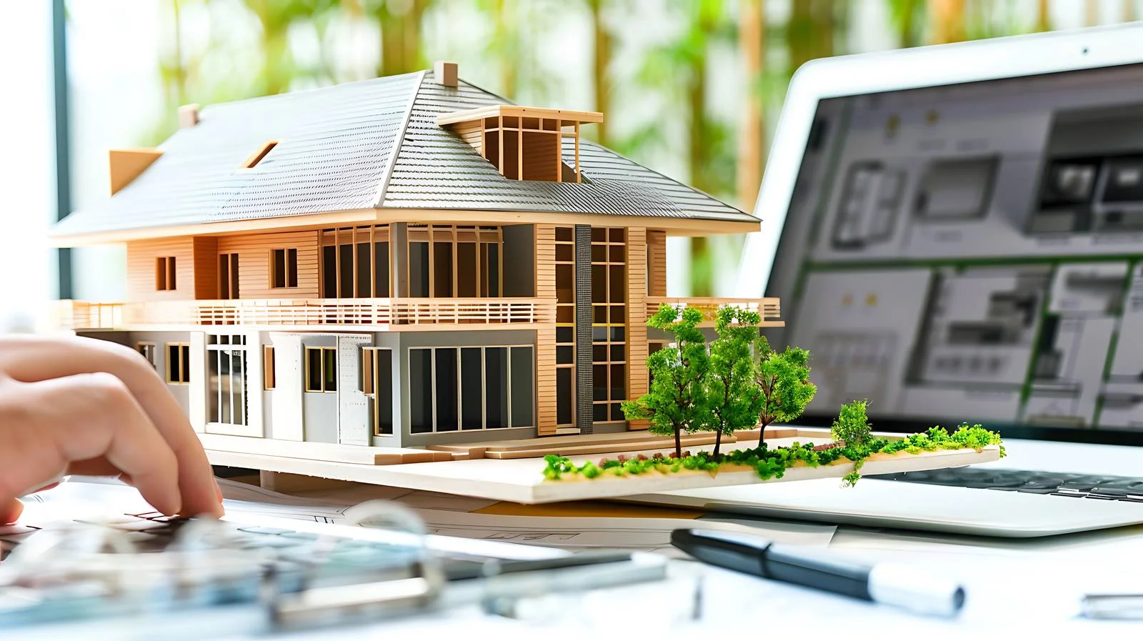 Construction Presentation Mini House Model — free download from Dotvec