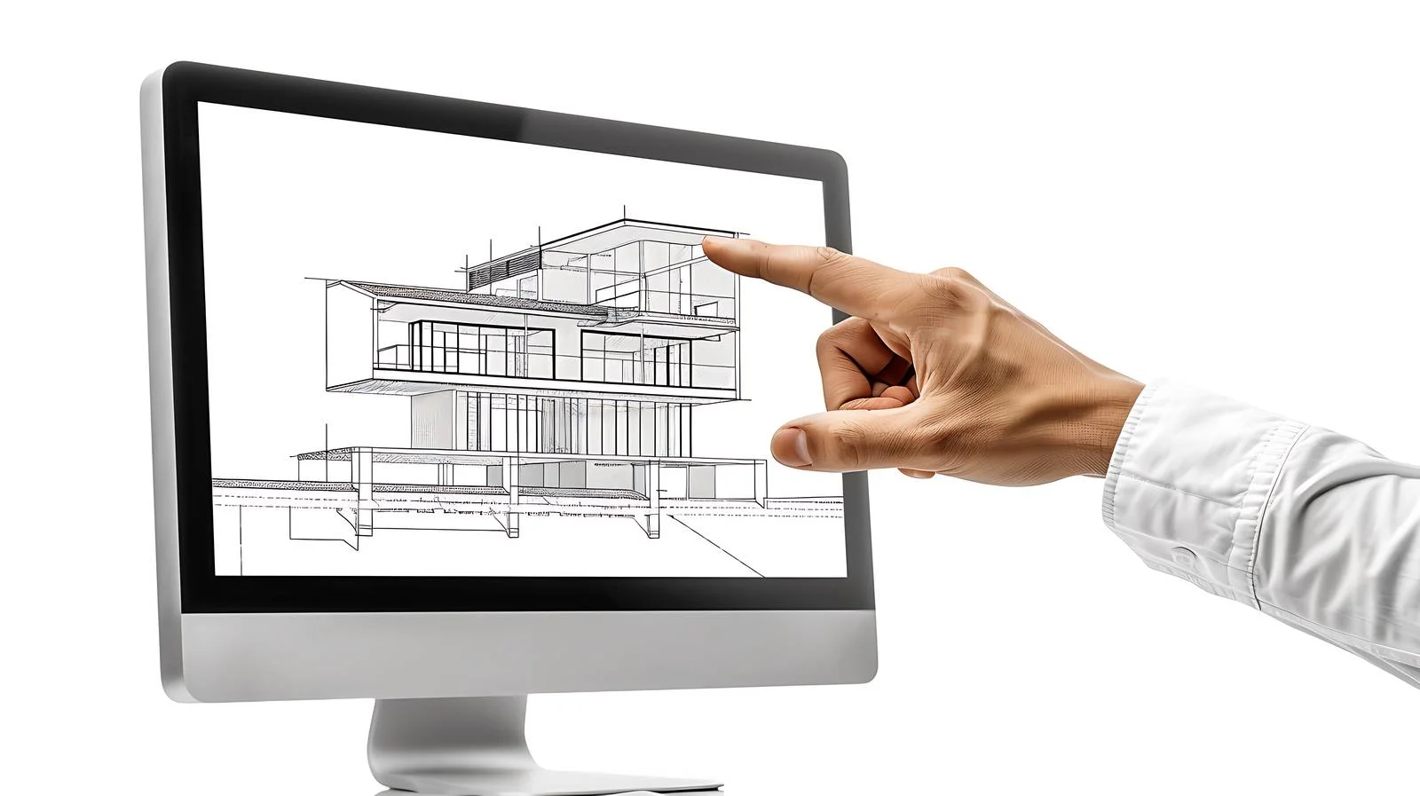 Reading Drawing Design Engineer Pointing Hand — free download from Dotvec
