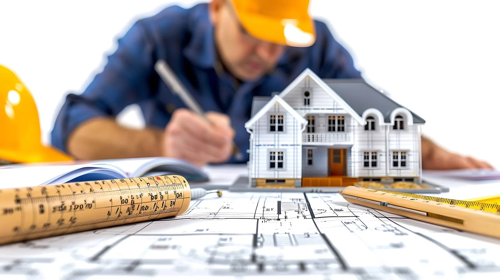 Construction Collaboration Discussion Project Blueprint — free download from Dotvec