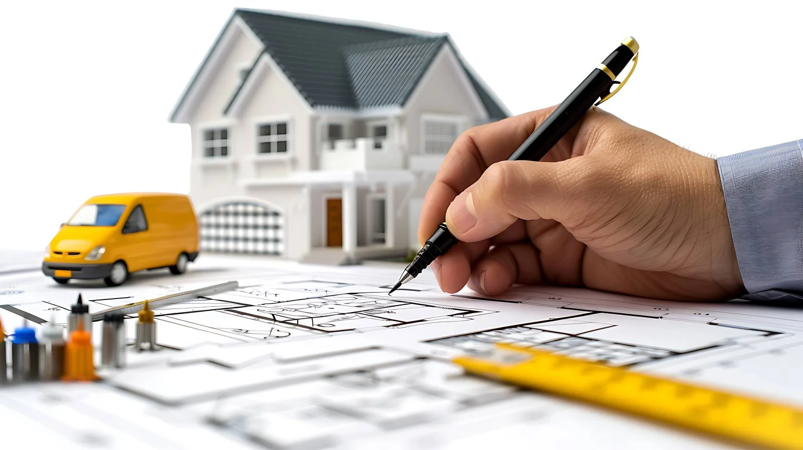 Architect's Compass Drawing for Design Work — free download from Dotvec