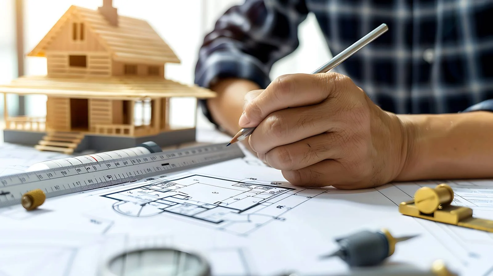 Architectural Compass: Design Drawing Process — free download from Dotvec