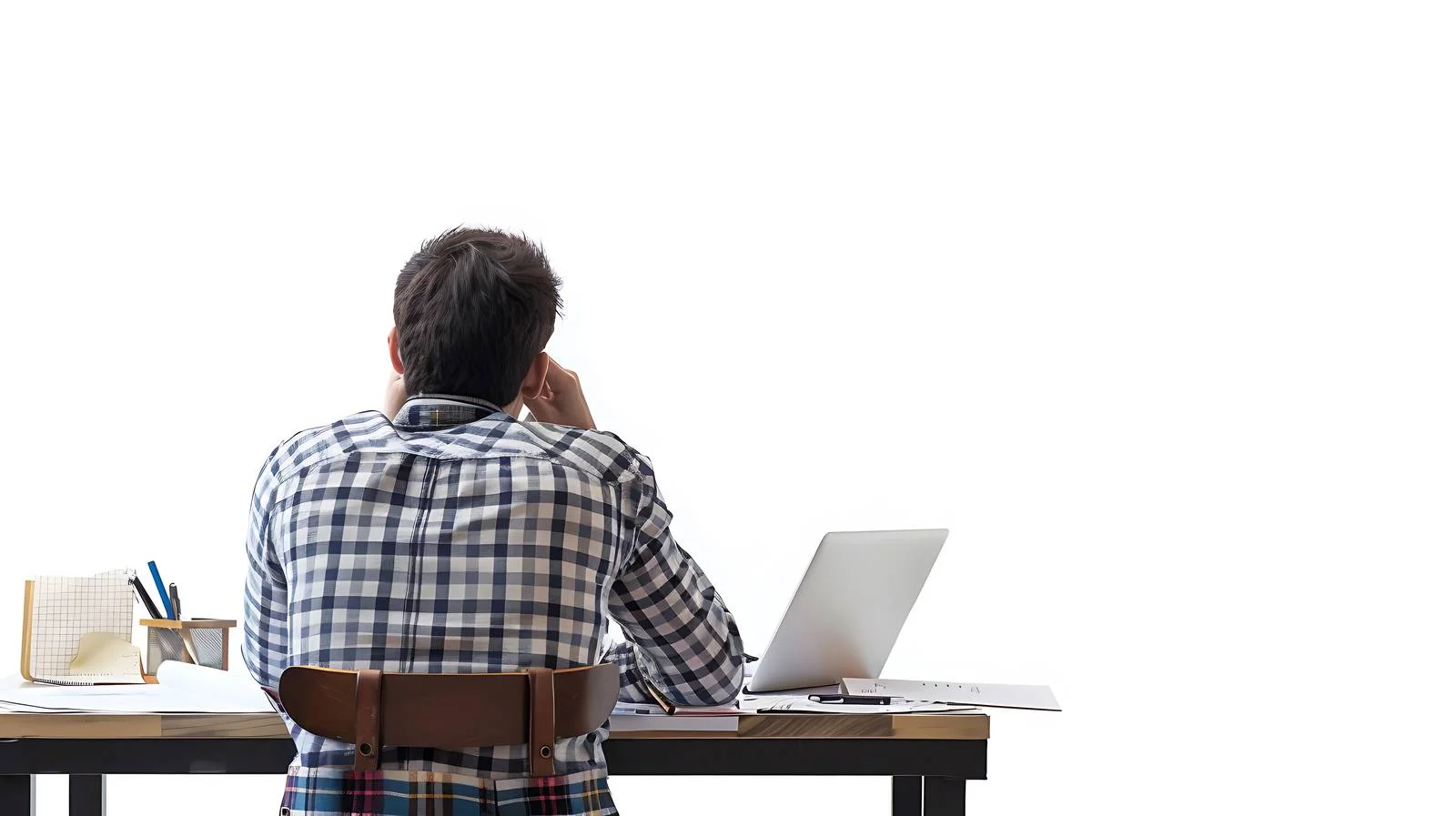 Architect Engineer Laptop Drawing Design Reading — free download from Dotvec