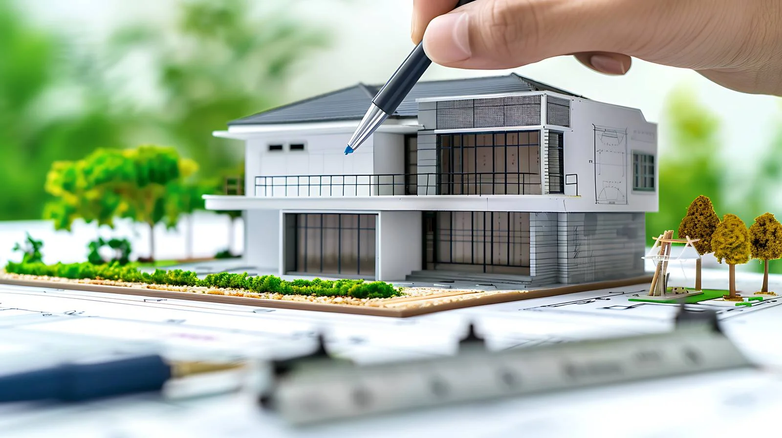 Architect's Pen and T-Slide Drawing — free download from Dotvec