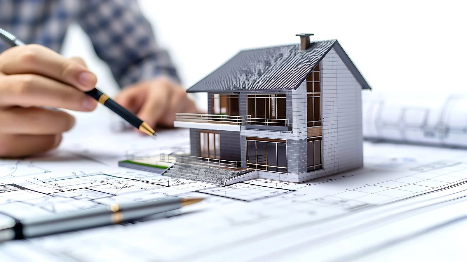 Architect Sketches Mini T-Slide Drawing — free download from Dotvec