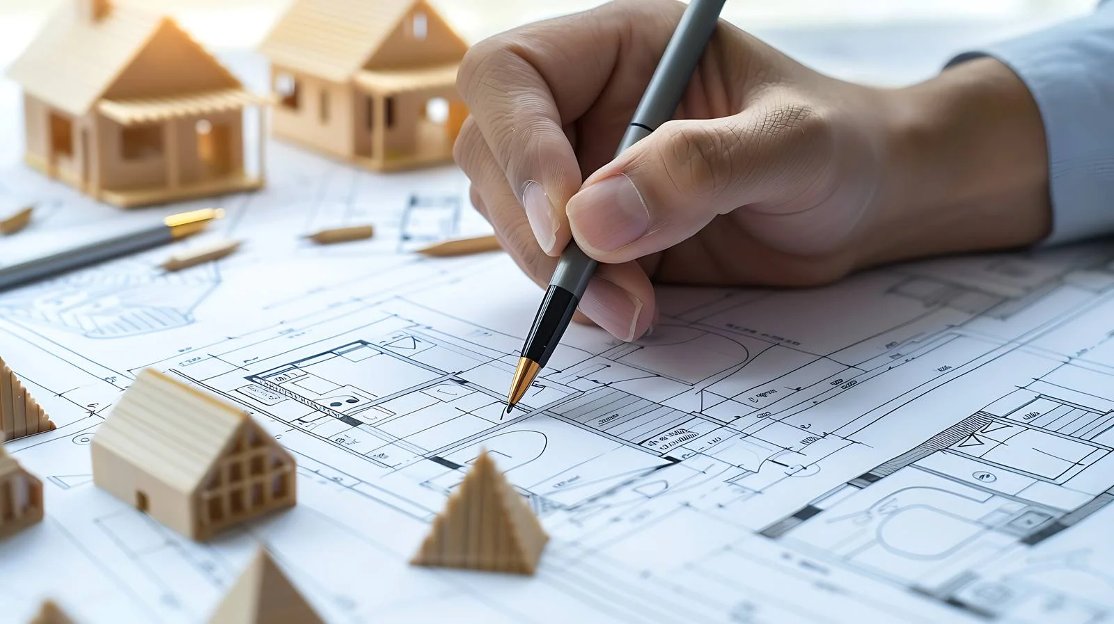 Architect's Drafting with Scalene Triangles — free download from Dotvec