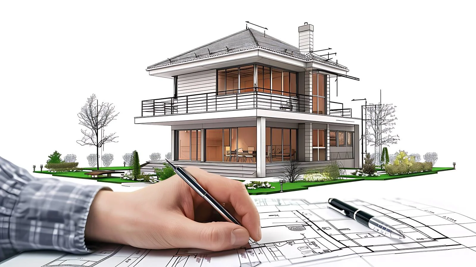 Architect Engineer Design Drawing Project — free download from Dotvec