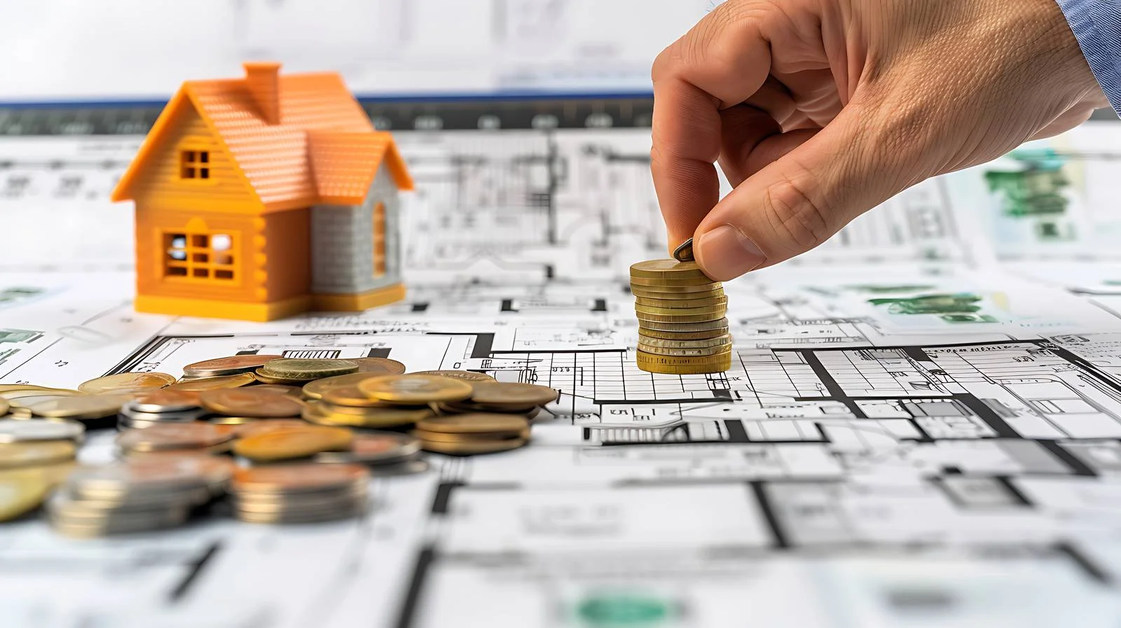 Architect Funding House Savings Concept — free download from Dotvec