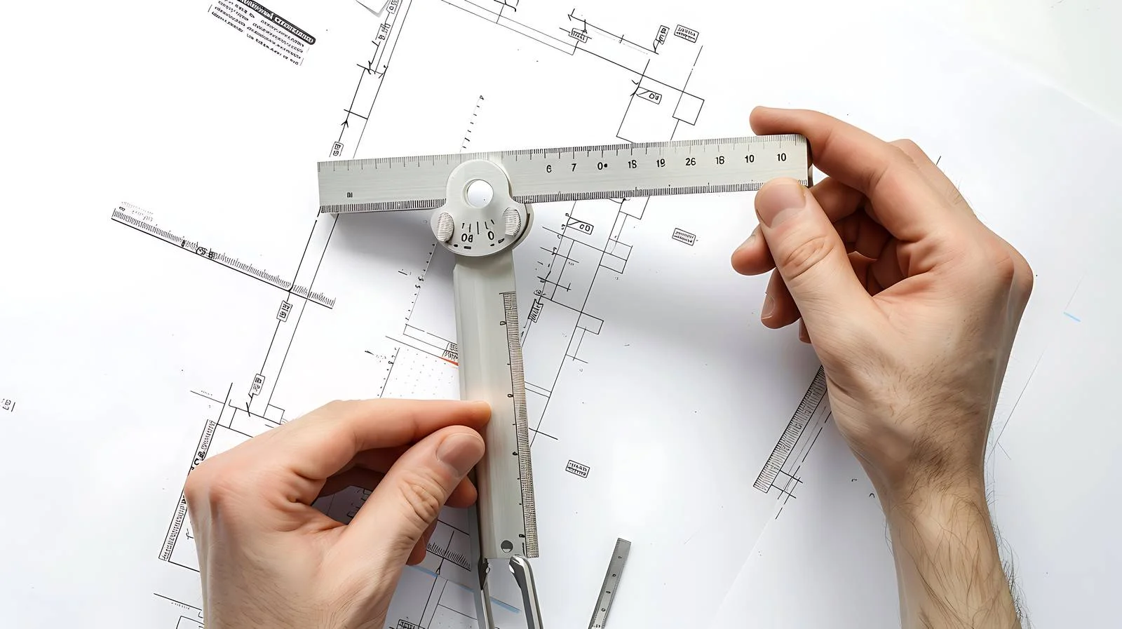Measuring with Vernier Caliper in Architecture — free download from Dotvec