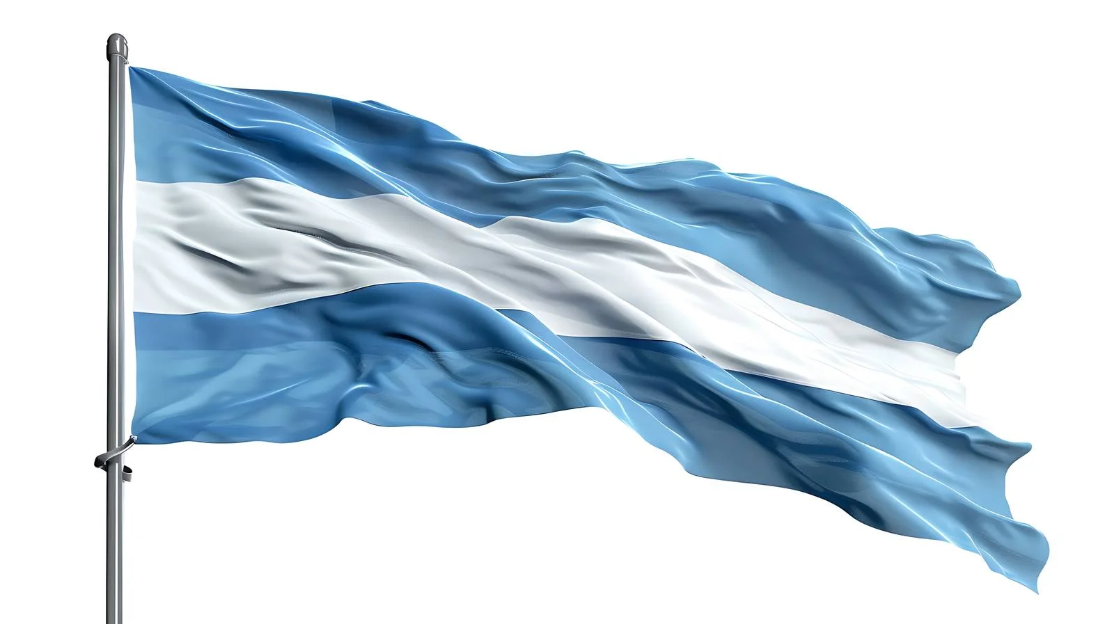 Argentina National Flag on White Background — free download from Dotvec