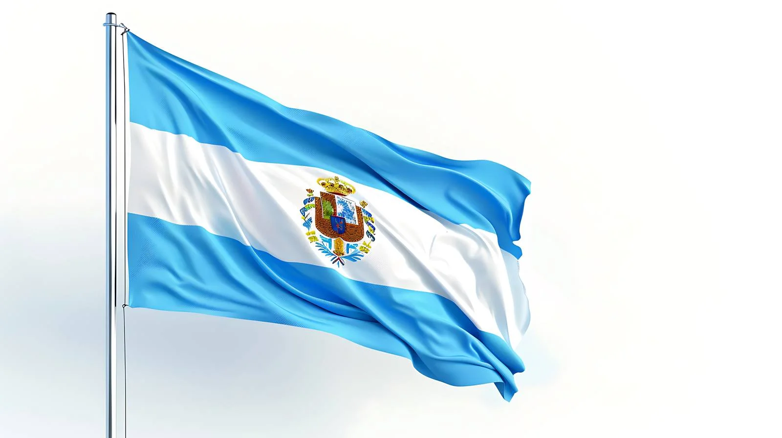 Argentina National Flag on White Background — free download from Dotvec