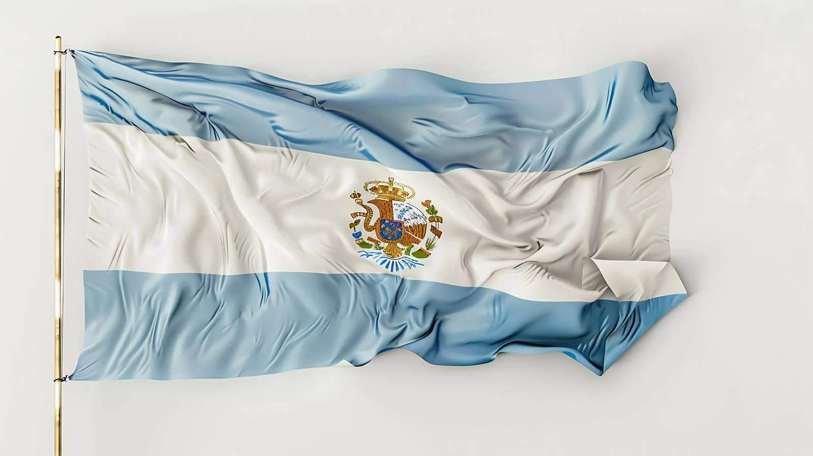 Argentina Flag on White Background — free download from Dotvec
