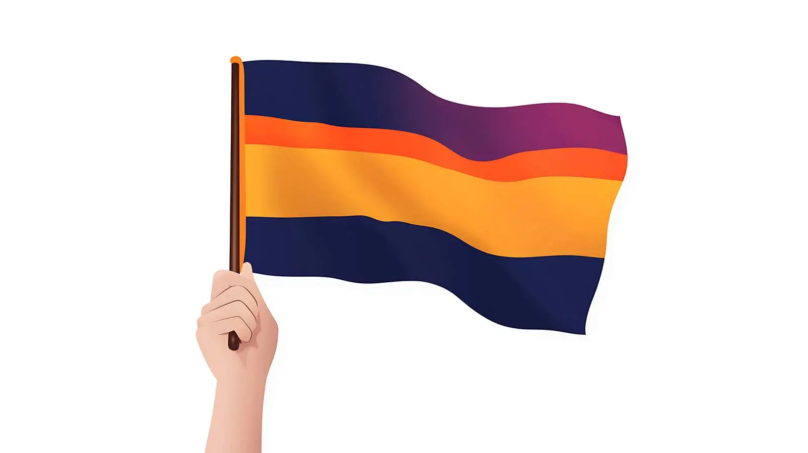 Armenia Flag Hand Icon with Shadow — free download from Dotvec
