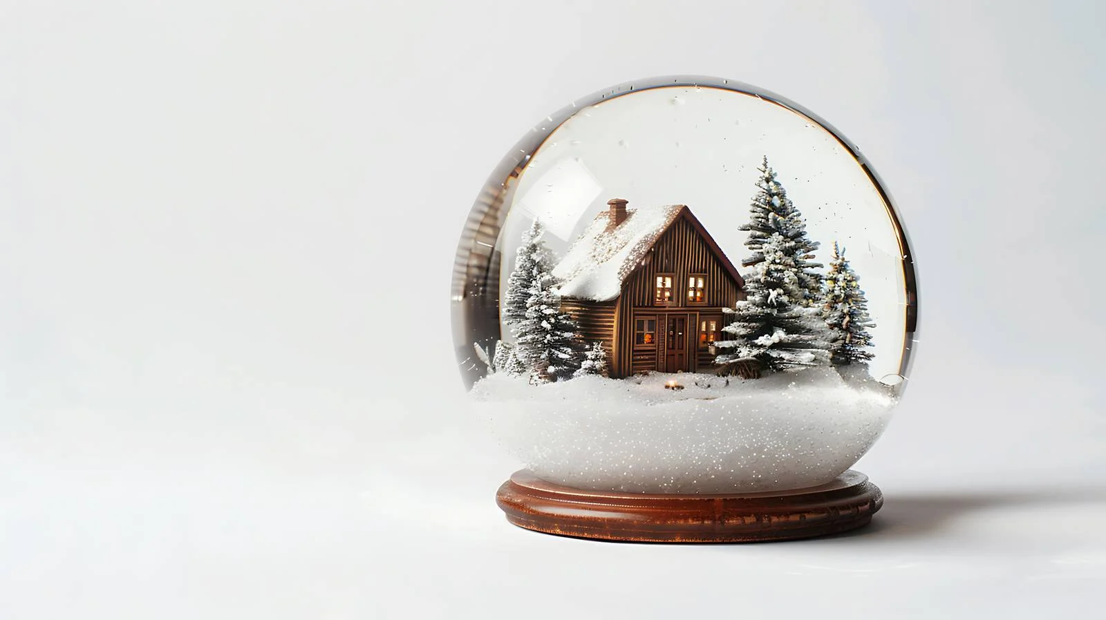 Military Christmas Scene with Snowy House — free download from Dotvec