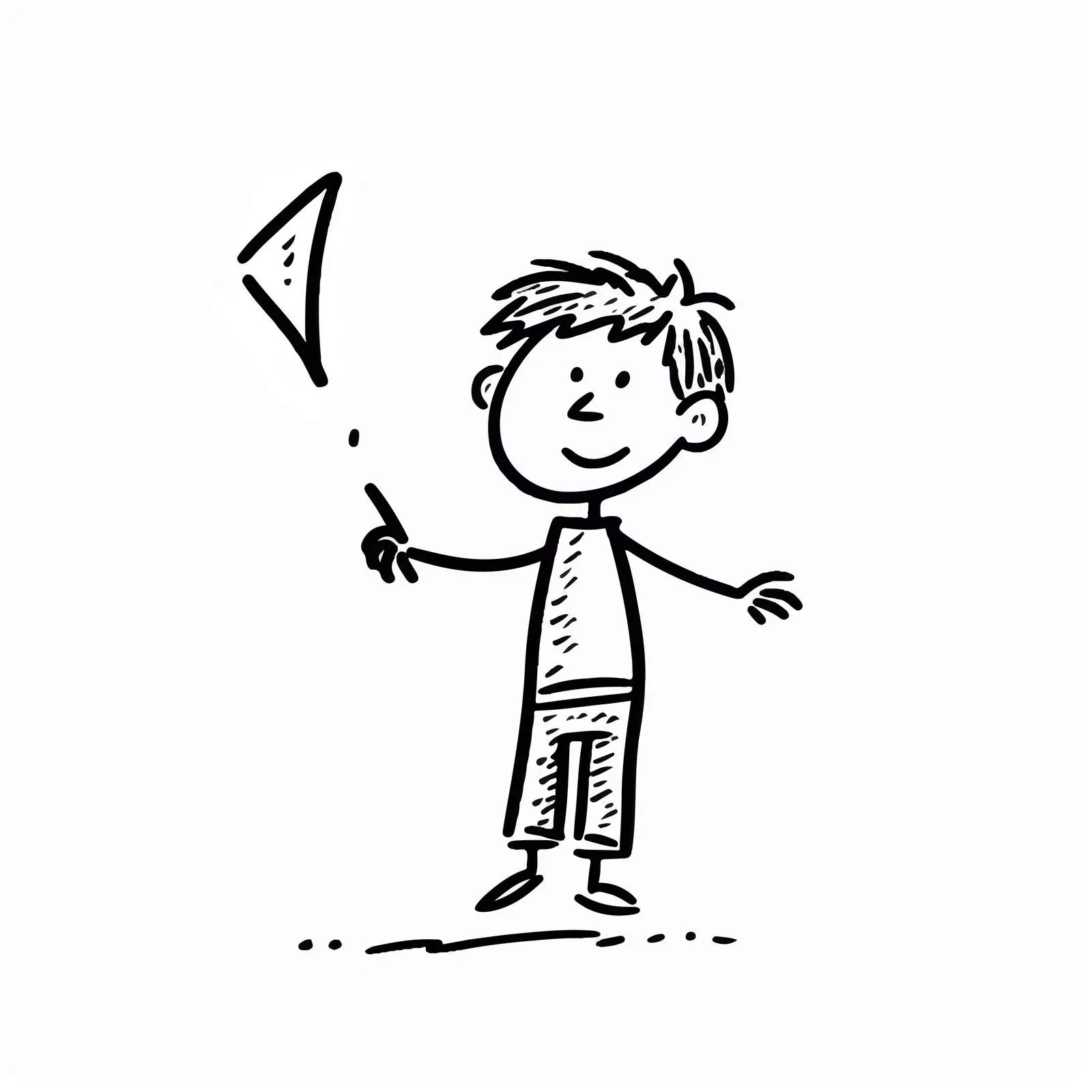 Left Pointing Arrow Doodle Vector Icon – free ui element image from Dotvec