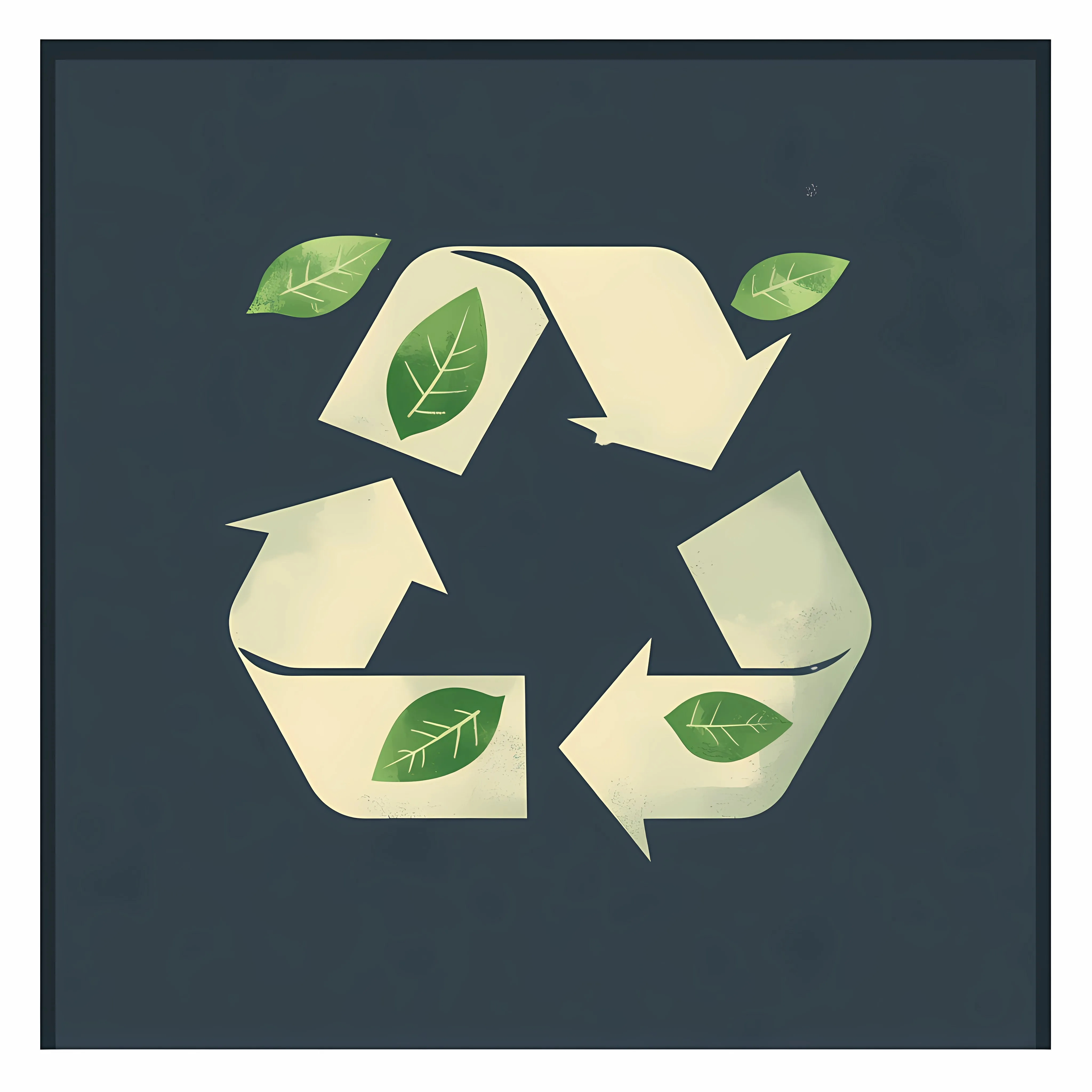 Eco-Friendly Arrow Recycle Flat Vector Illustration — free download from Dotvec