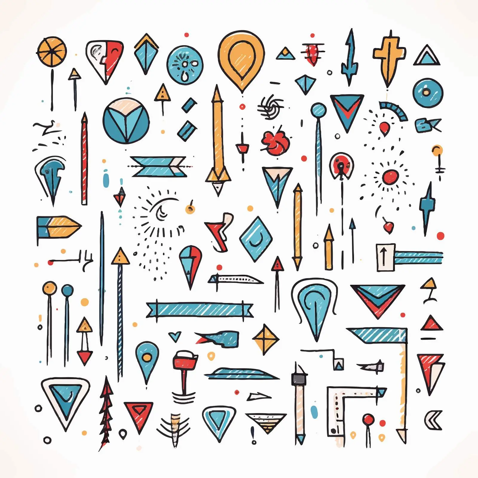 Colorful Arrow Infographics Collection — free download from Dotvec