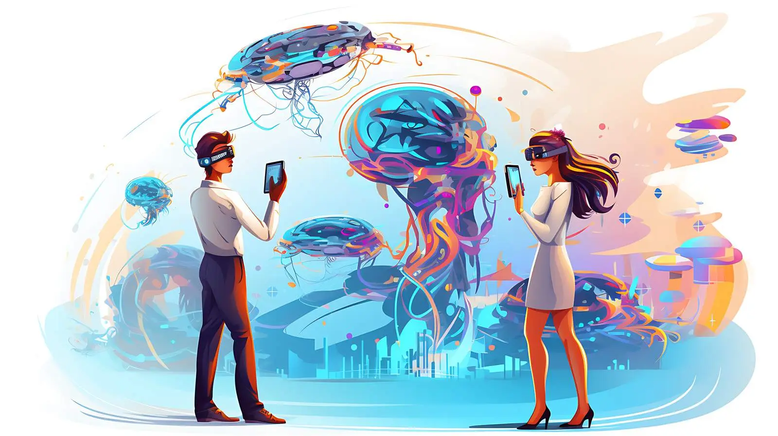 Virtual Art Creation in Futuristic VR — free download from Dotvec