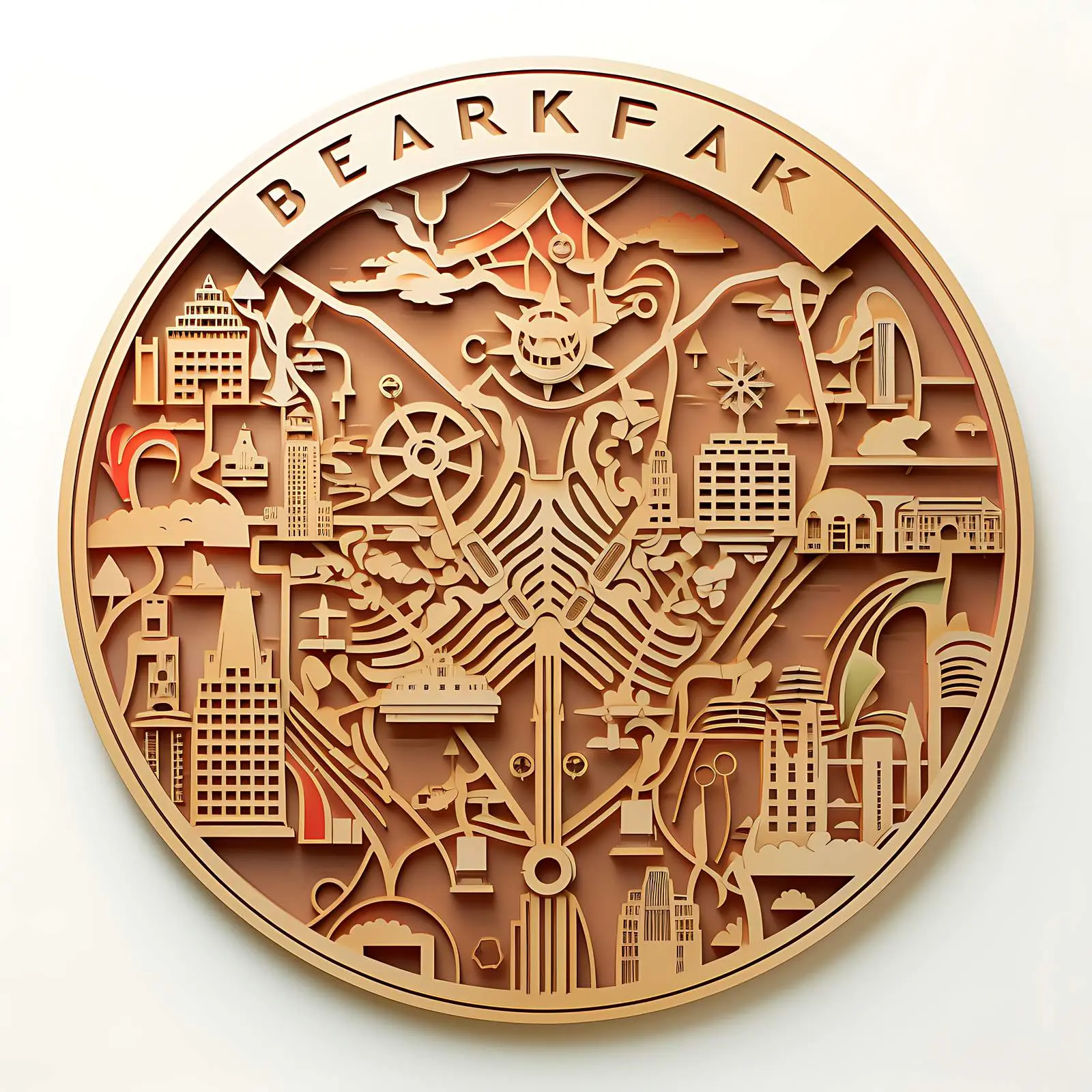 Art Deco Belarus Map - Decorative Laser Cut Design — free download from Dotvec