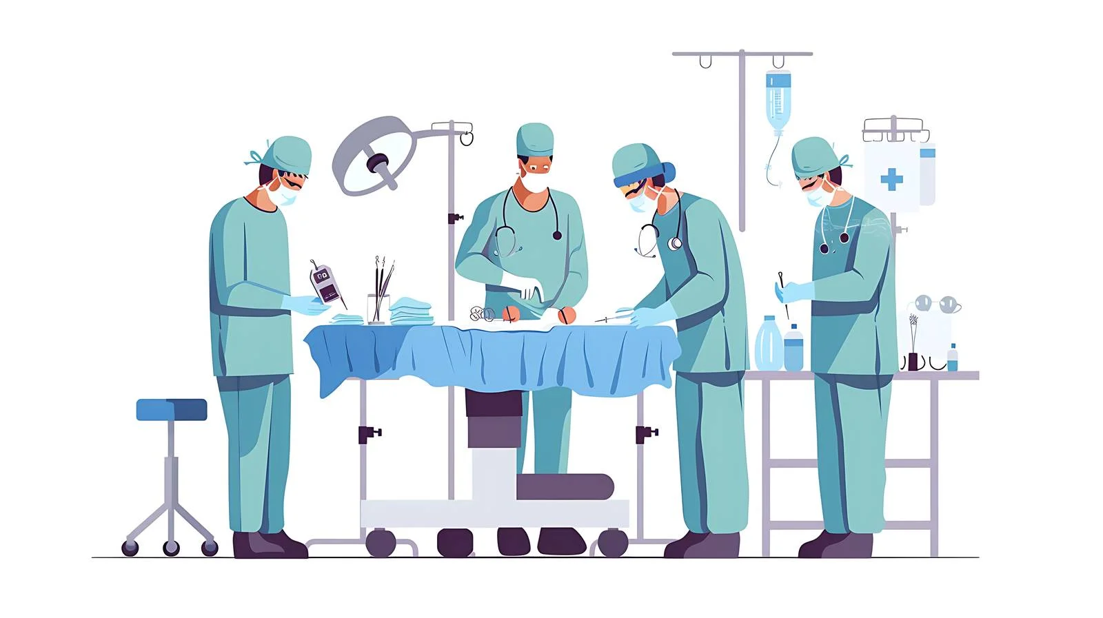 Orthopedic Surgery Teamwork — free download from Dotvec