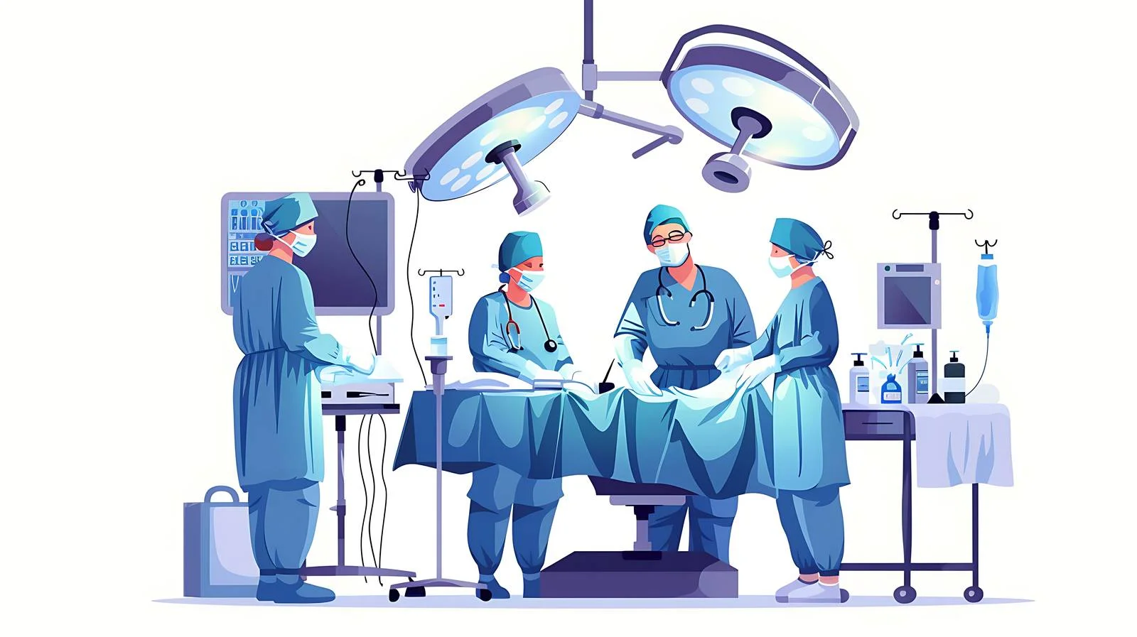 Orthopedic Surgery Teamwork — free download from Dotvec