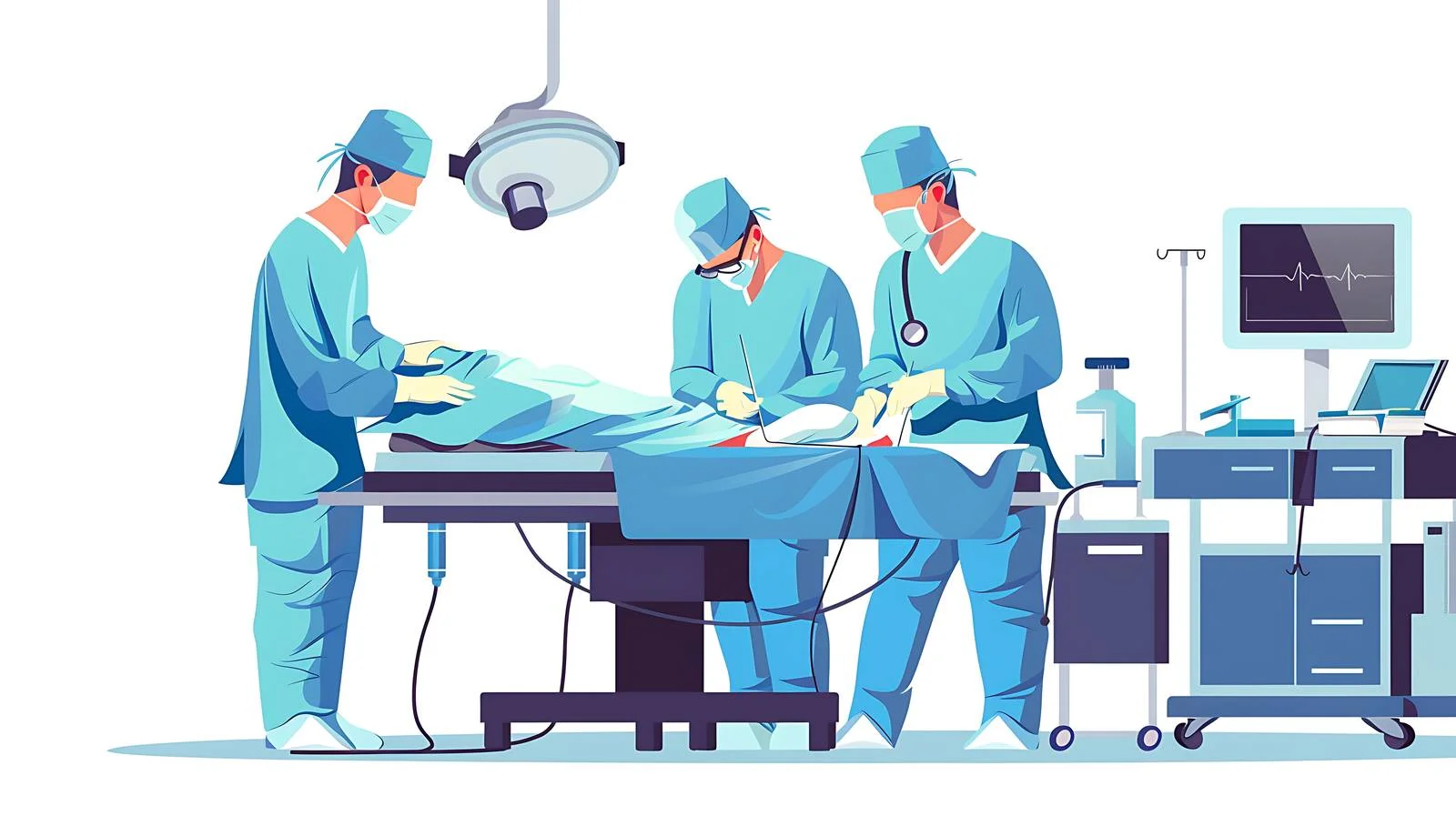 Orthopedic Arthroscopy Surgery Teamwork Image – free surgeons image from Dotvec