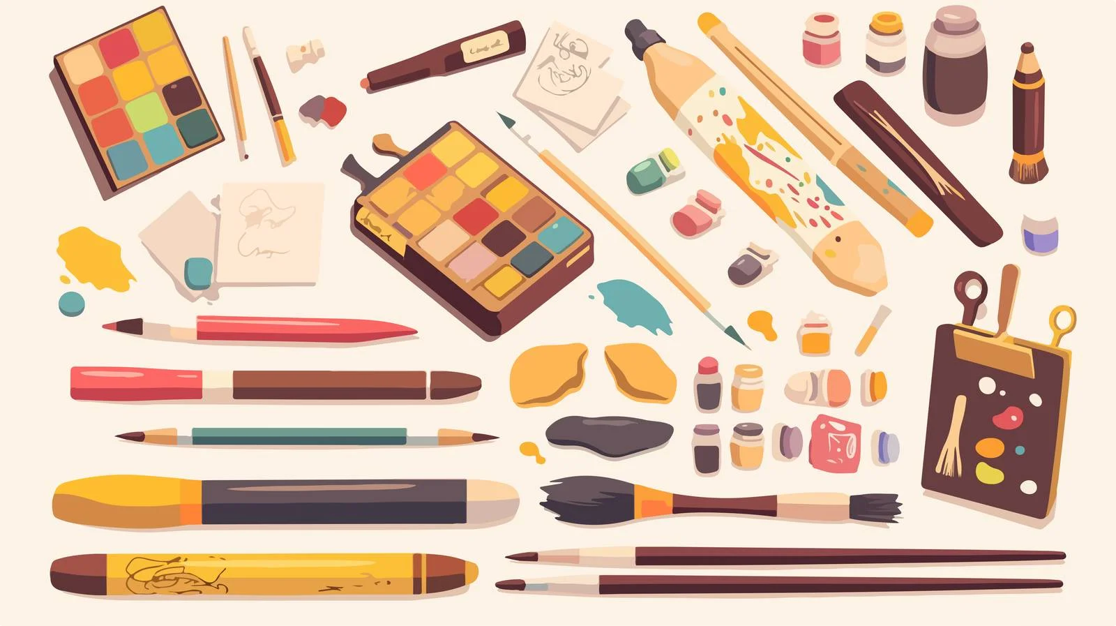 Professional Artist Tool Kits and Accessories — free download from Dotvec