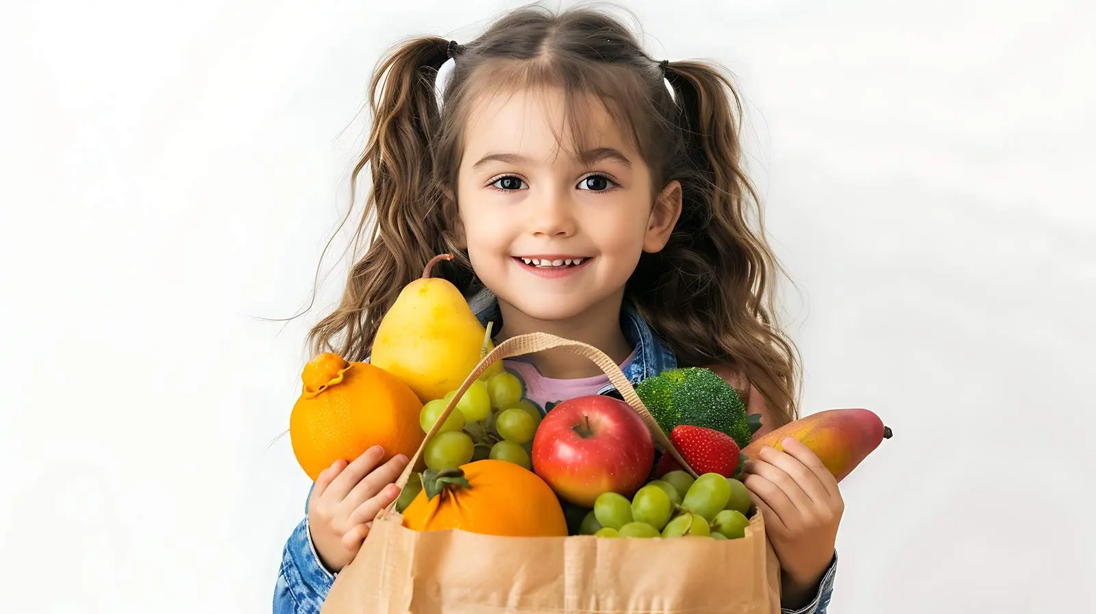 Assorted Fruits and Vegetables in Grocery Bag — free download from Dotvec