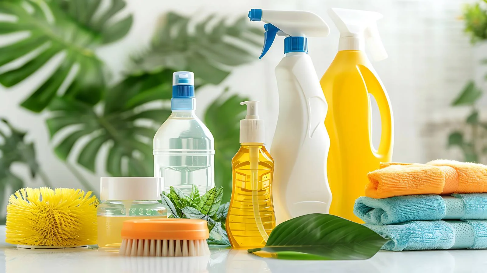 Cleaning and Household Care Items Displayed — free download from Dotvec