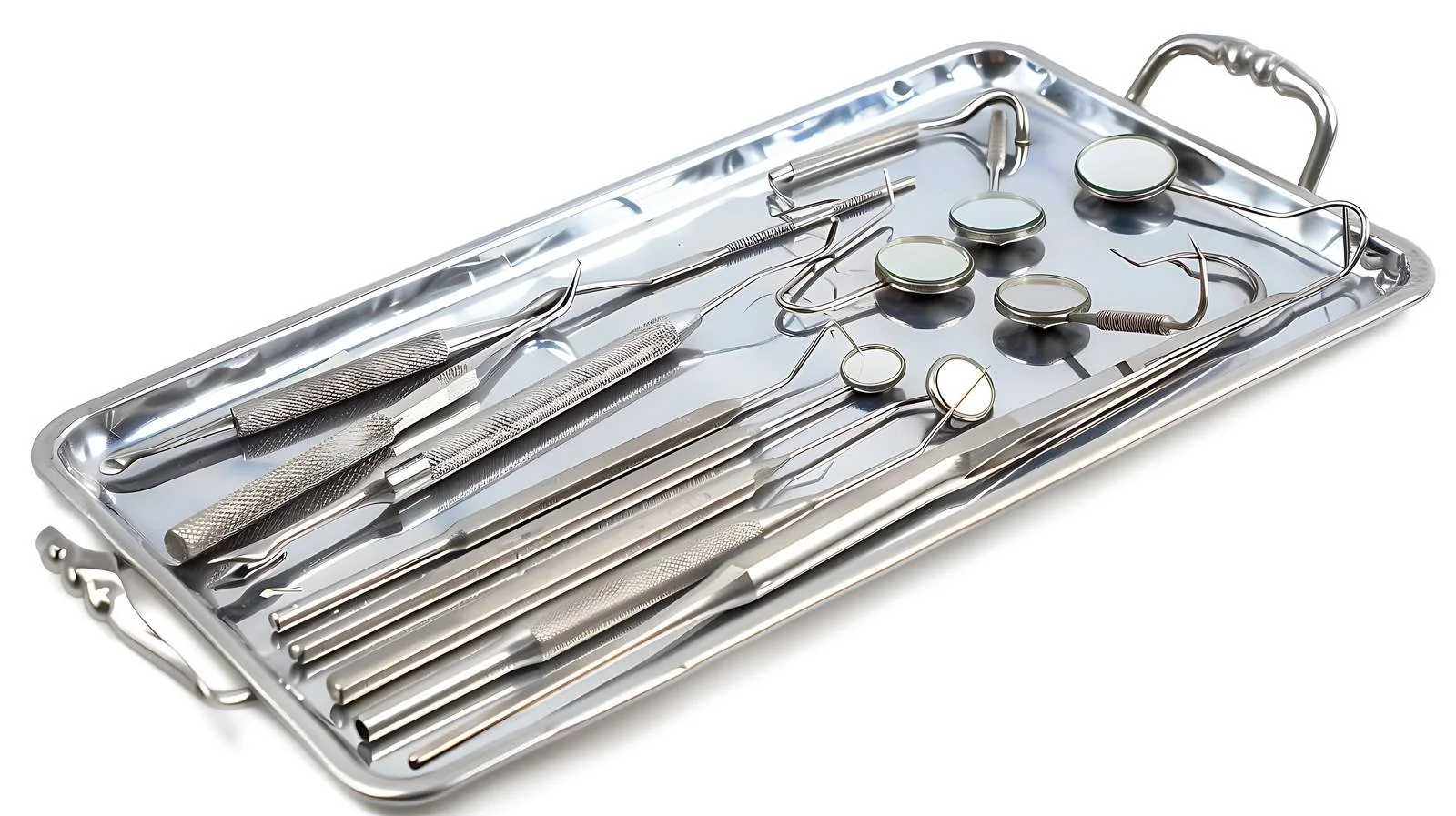 Dental Instruments Tray in Medical Setting — free download from Dotvec