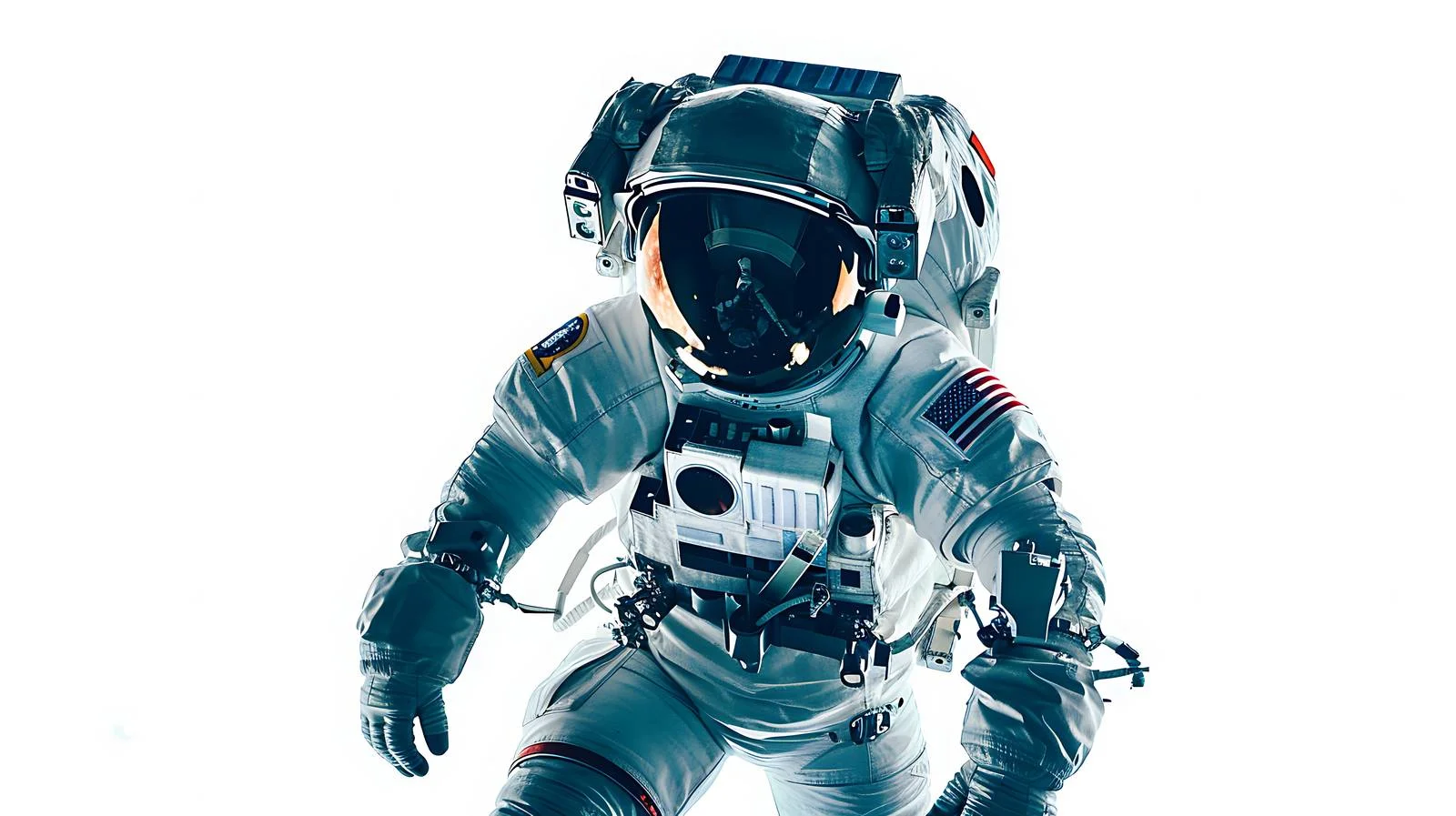 Astronaut in Outer Space at Night — free download from Dotvec