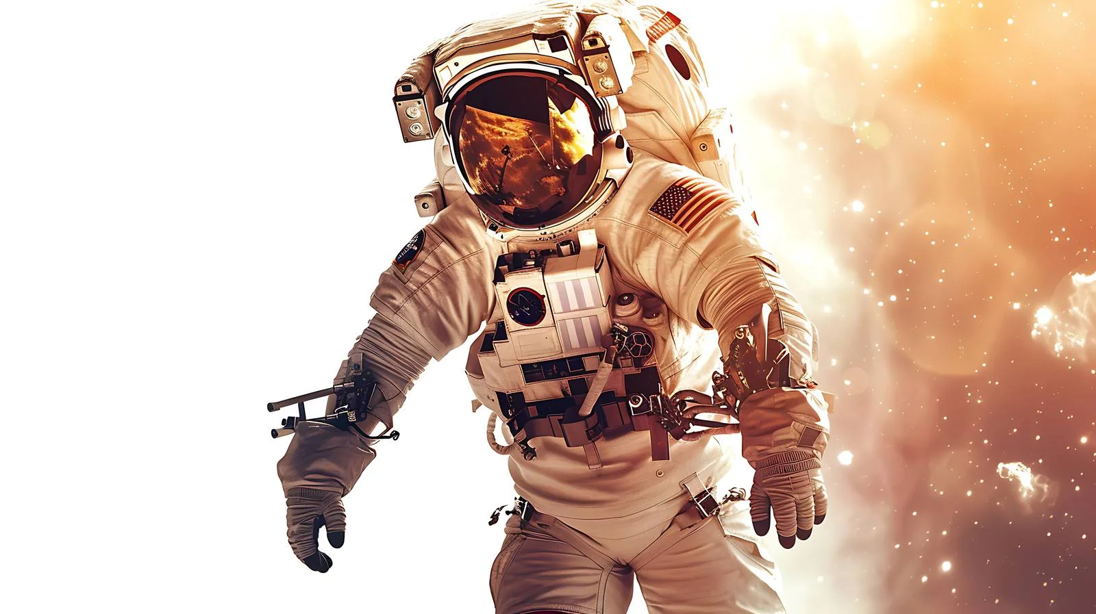 Astronaut in Outer Space — free download from Dotvec