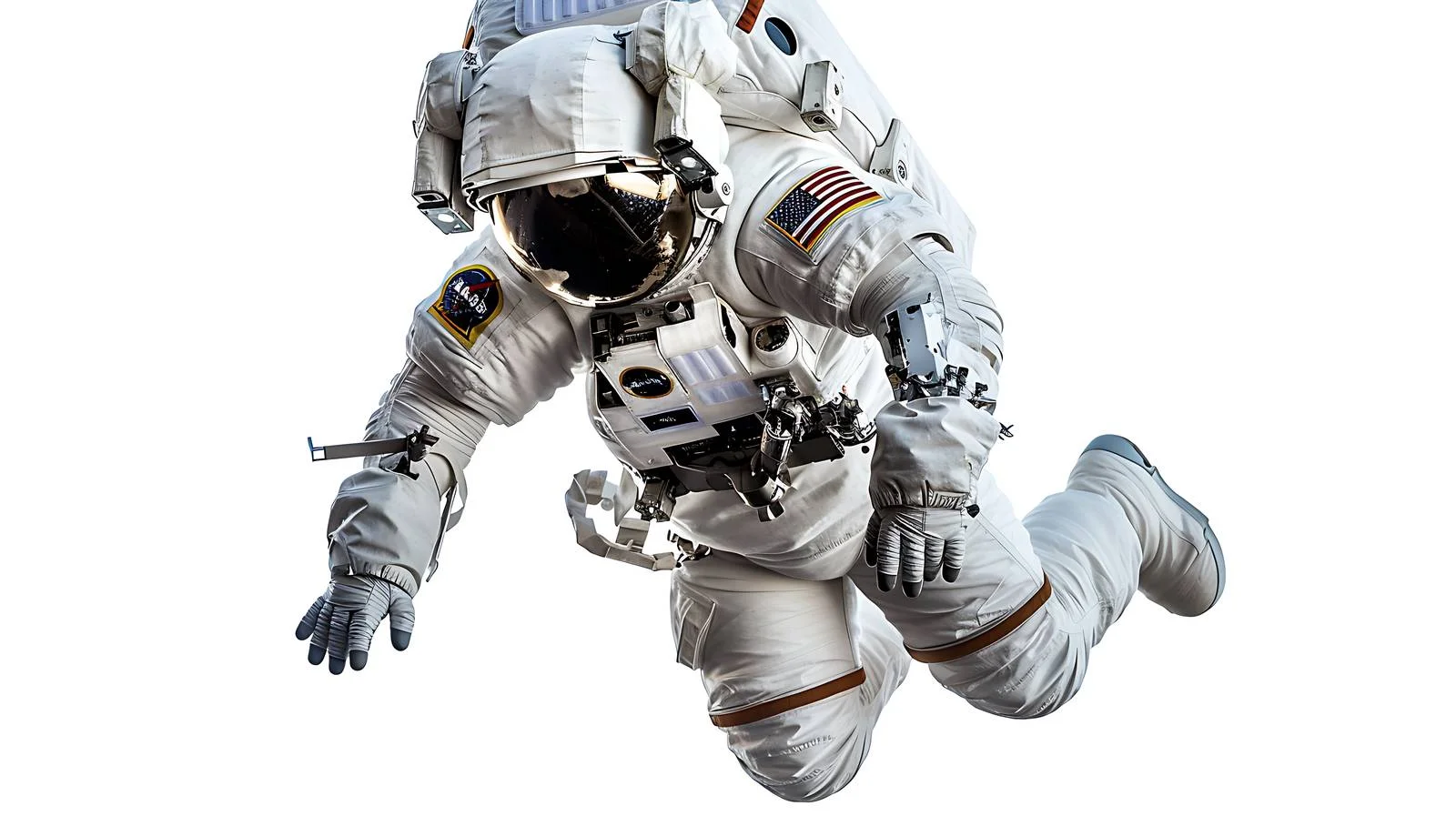Astronaut on Low-Orbit Earth Planet View — free download from Dotvec