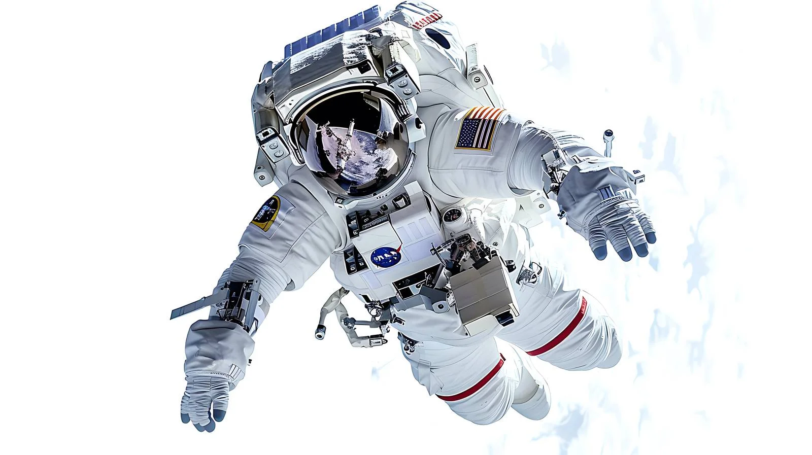 Astronaut in Low Earth Orbit — free download from Dotvec