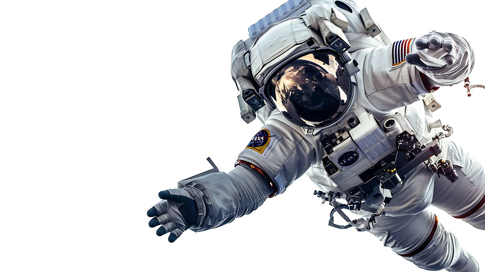 Astronaut in Earth's Low Orbit — free download from Dotvec