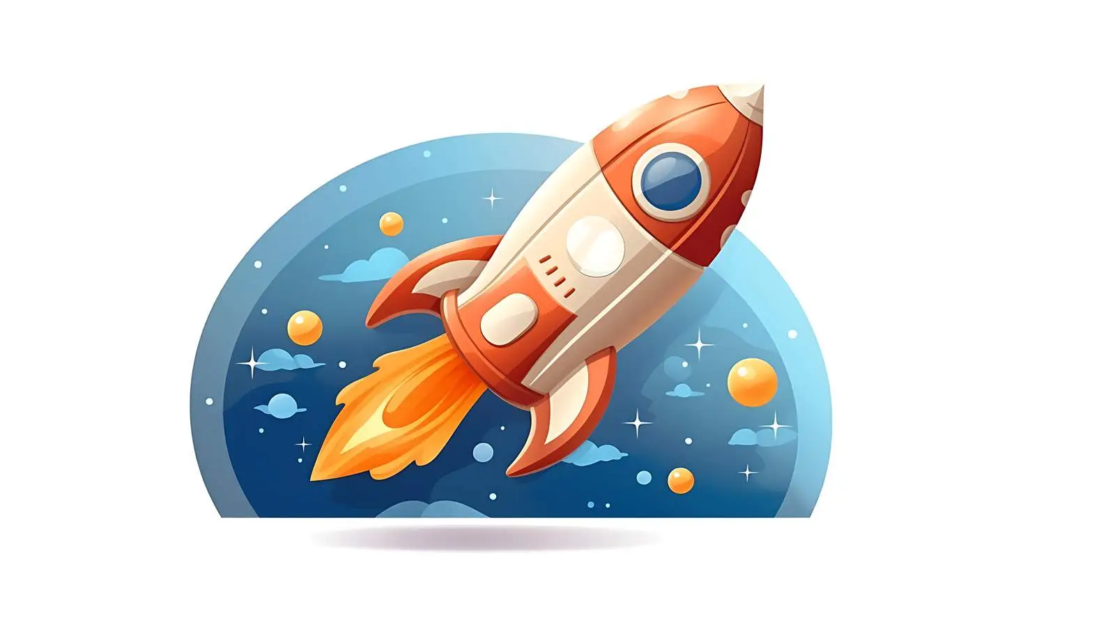 Space Travel Cartoon Illustration — free download from Dotvec