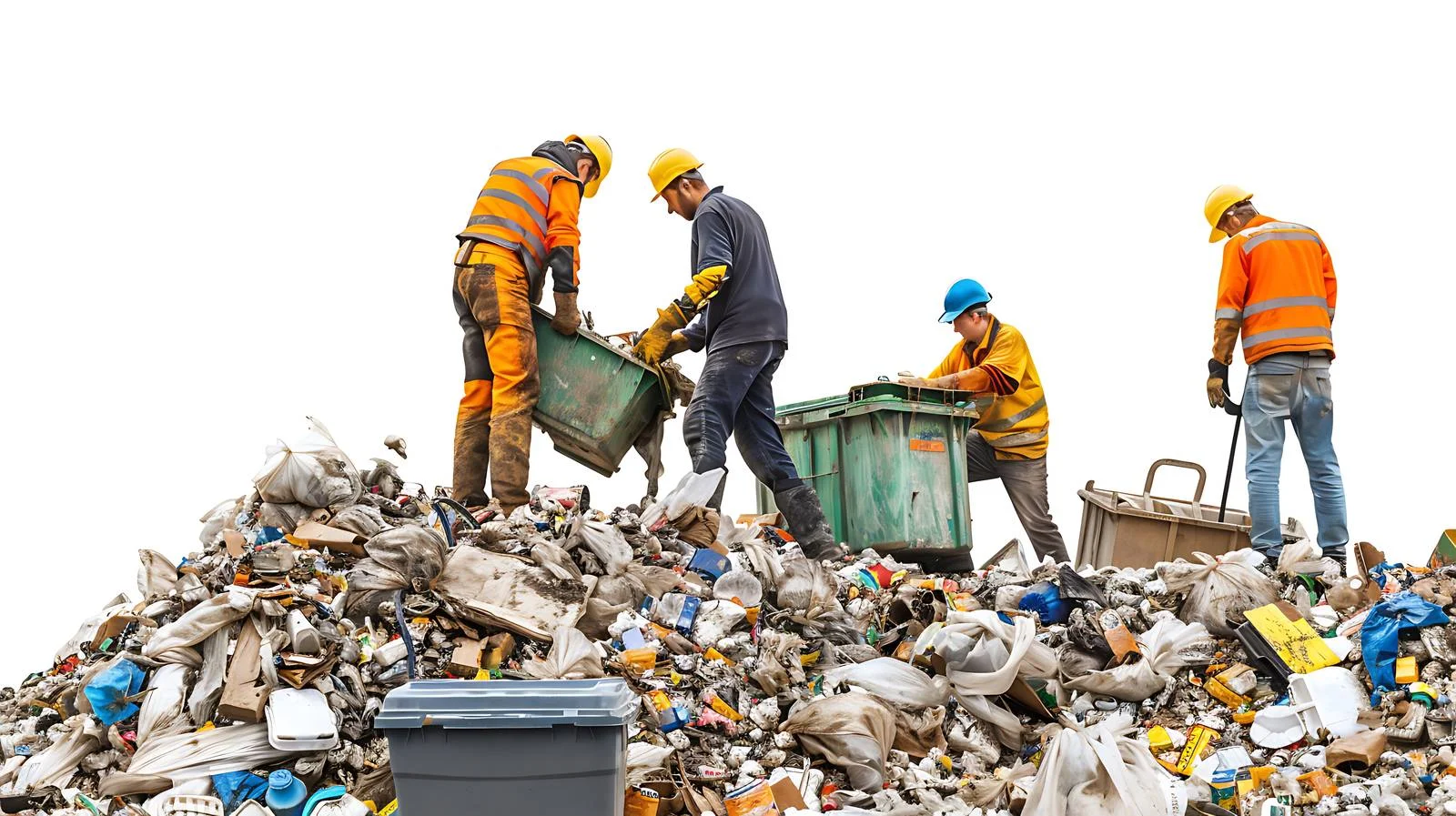Efficient Waste Sorting at Advanced Recycling Facility — free download from Dotvec