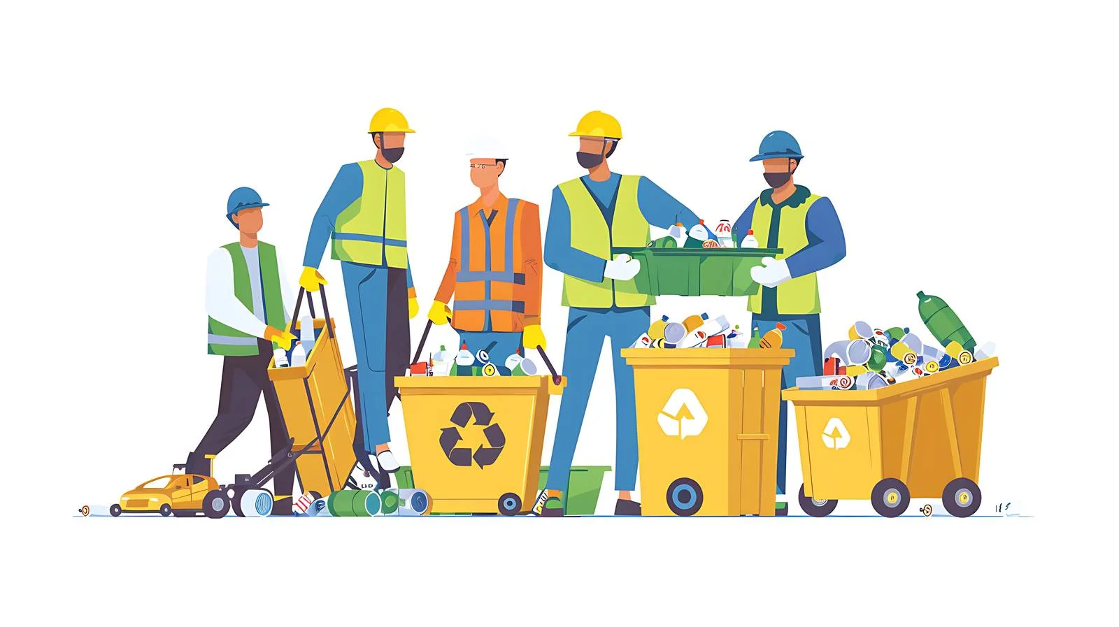 Modern Recycling Plant Usage — free download from Dotvec