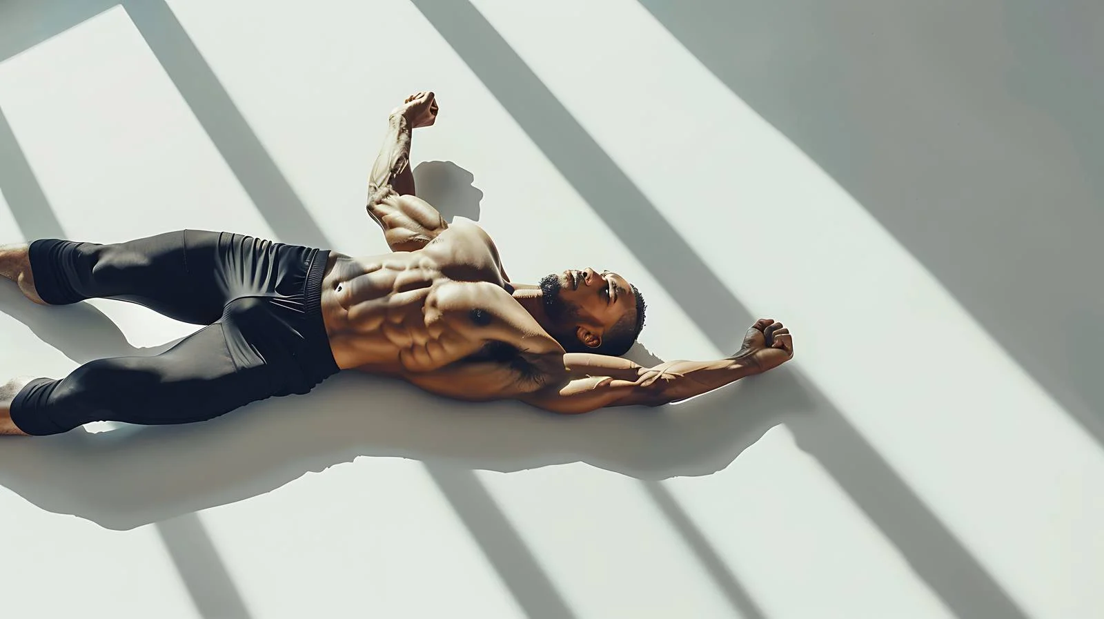 Studio Crunches Workout Isolated Athlete — free download from Dotvec