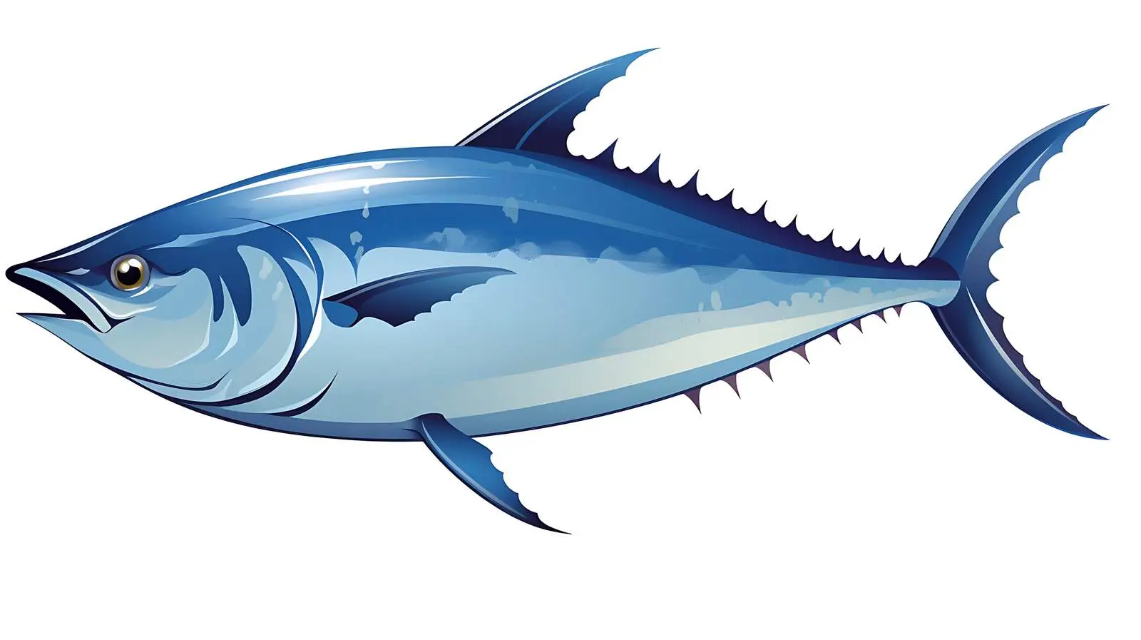 Bluefin Tuna Sea Illustration Stock — free download from Dotvec