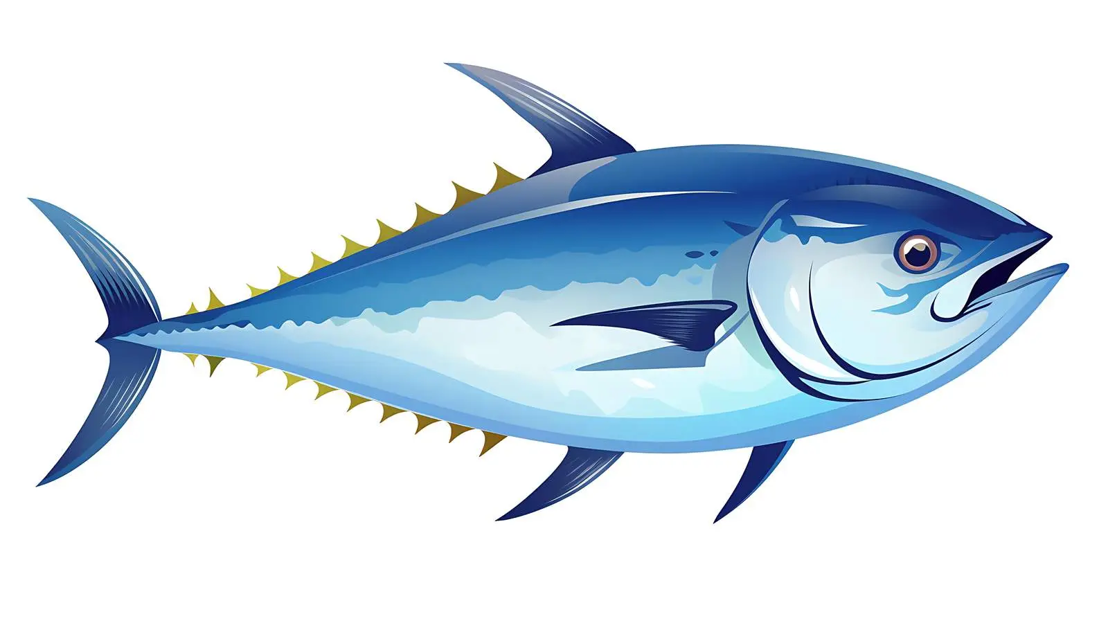 Atlantic Bluefin Tuna Sea Illustration — free download from Dotvec