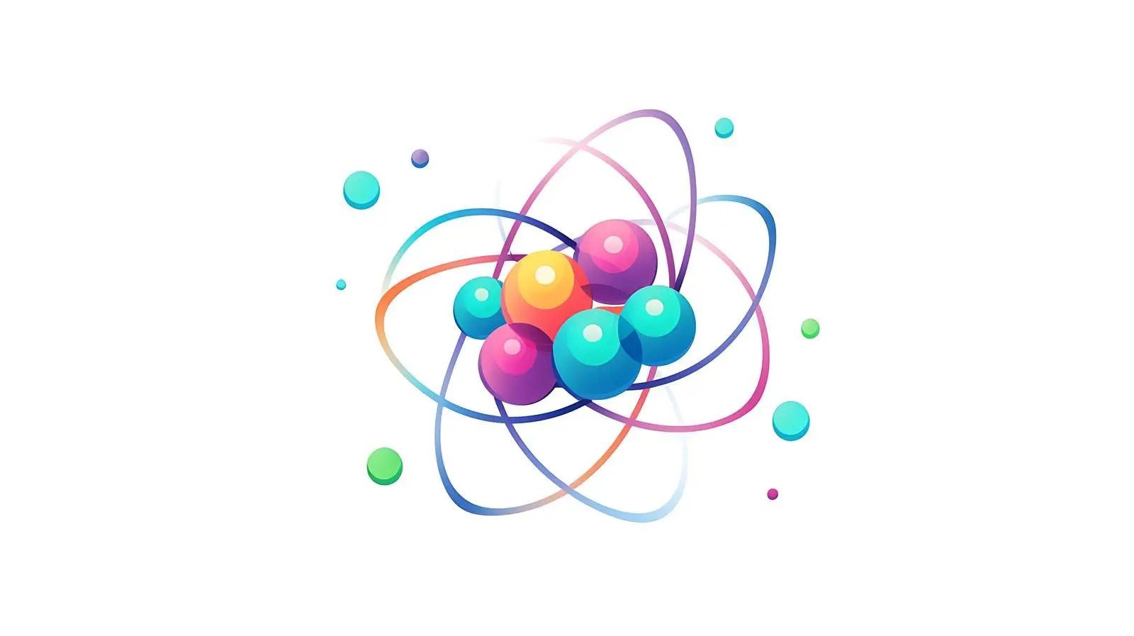 Atom Vector Illustration Usage — free download from Dotvec