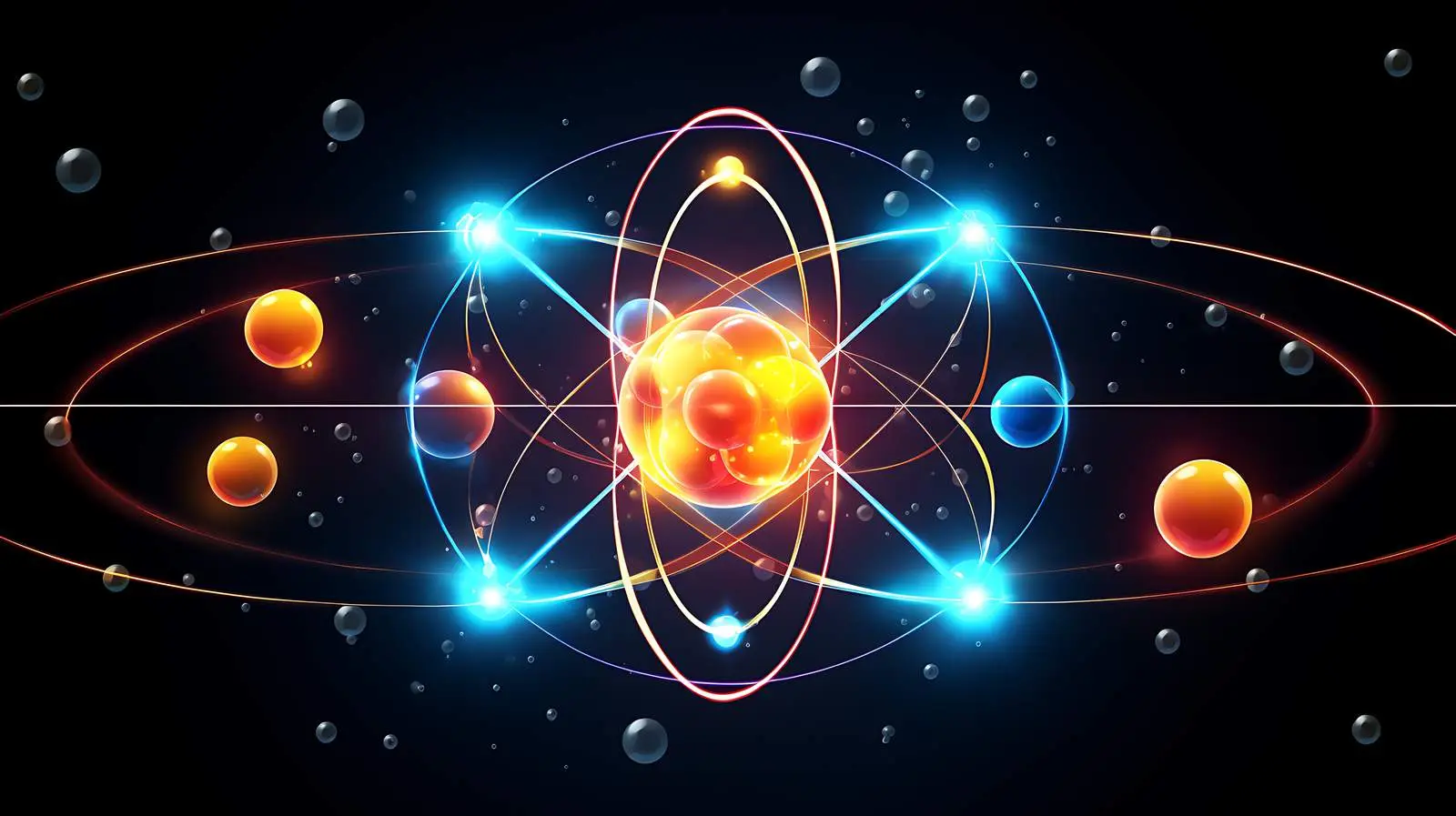 Molecular Dynamics Visualization – free particles image from Dotvec