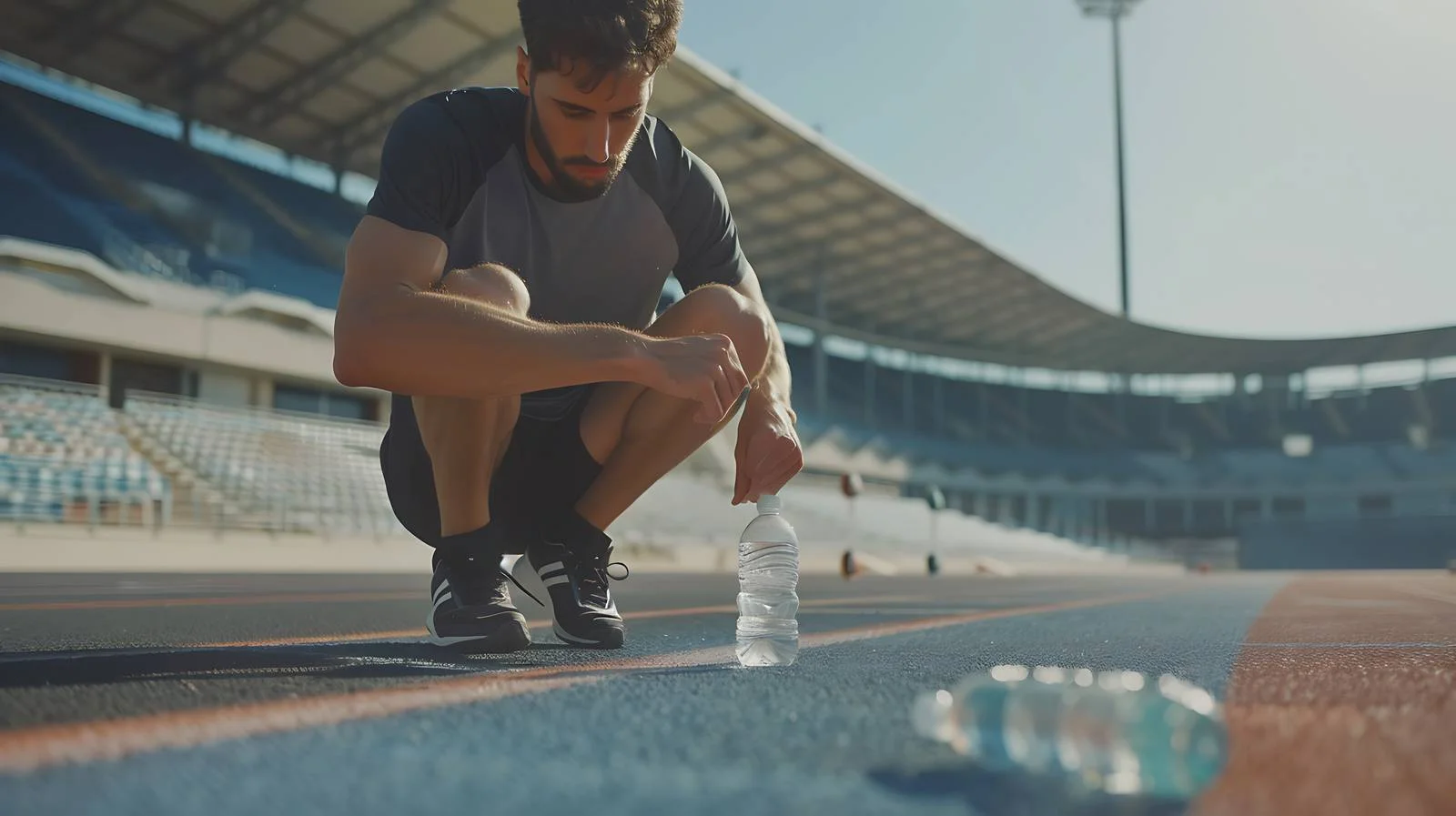 Man Tying Shoelaces for Running — free download from Dotvec