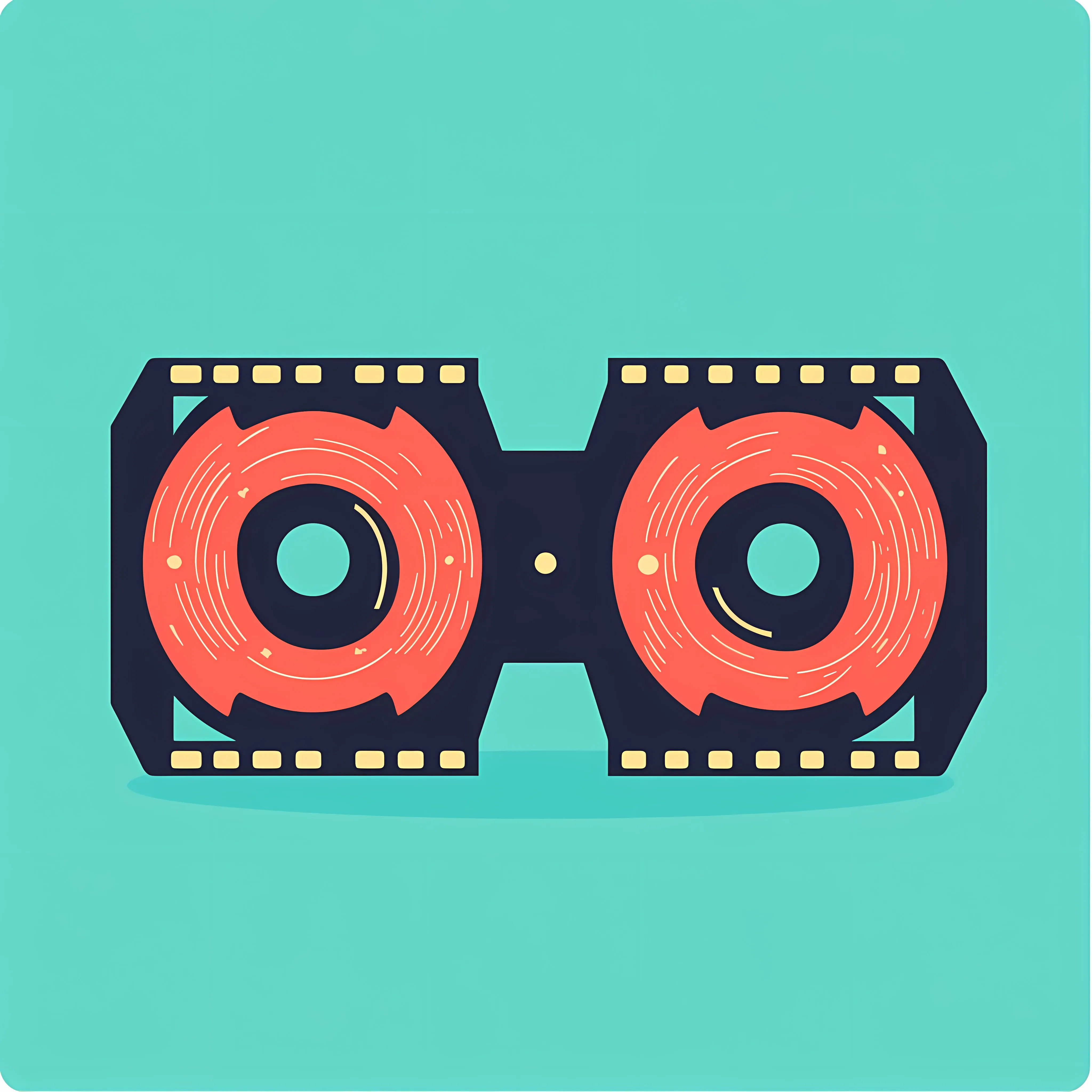 Audio Visual Heritage Day Movie Strip Illustration — free download from Dotvec